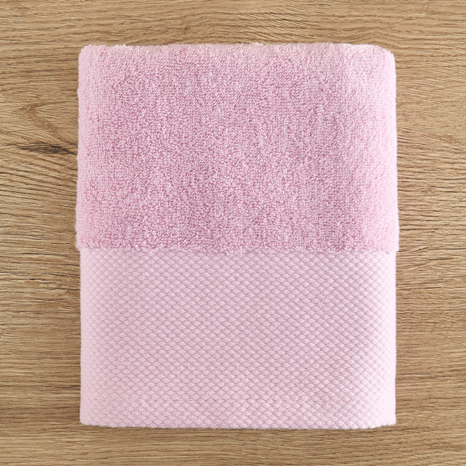 Полотенце махровое Strisce, розовое - фото № 3