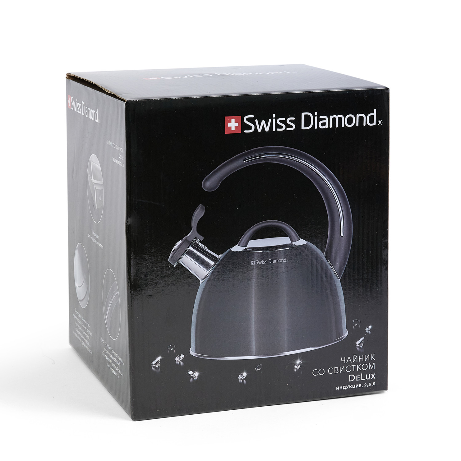 Чайник со свистком Noble black - фото № 8