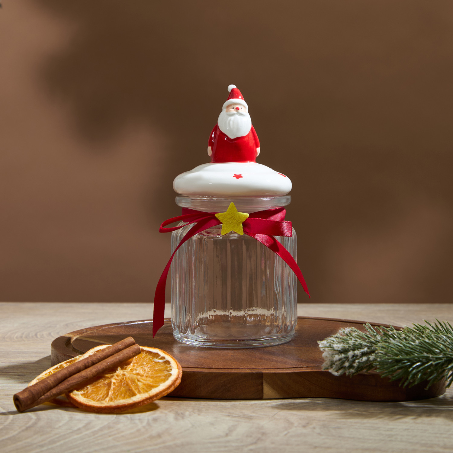 Емкость для хранения Рождественский джем/Christmas jam, дед мороз