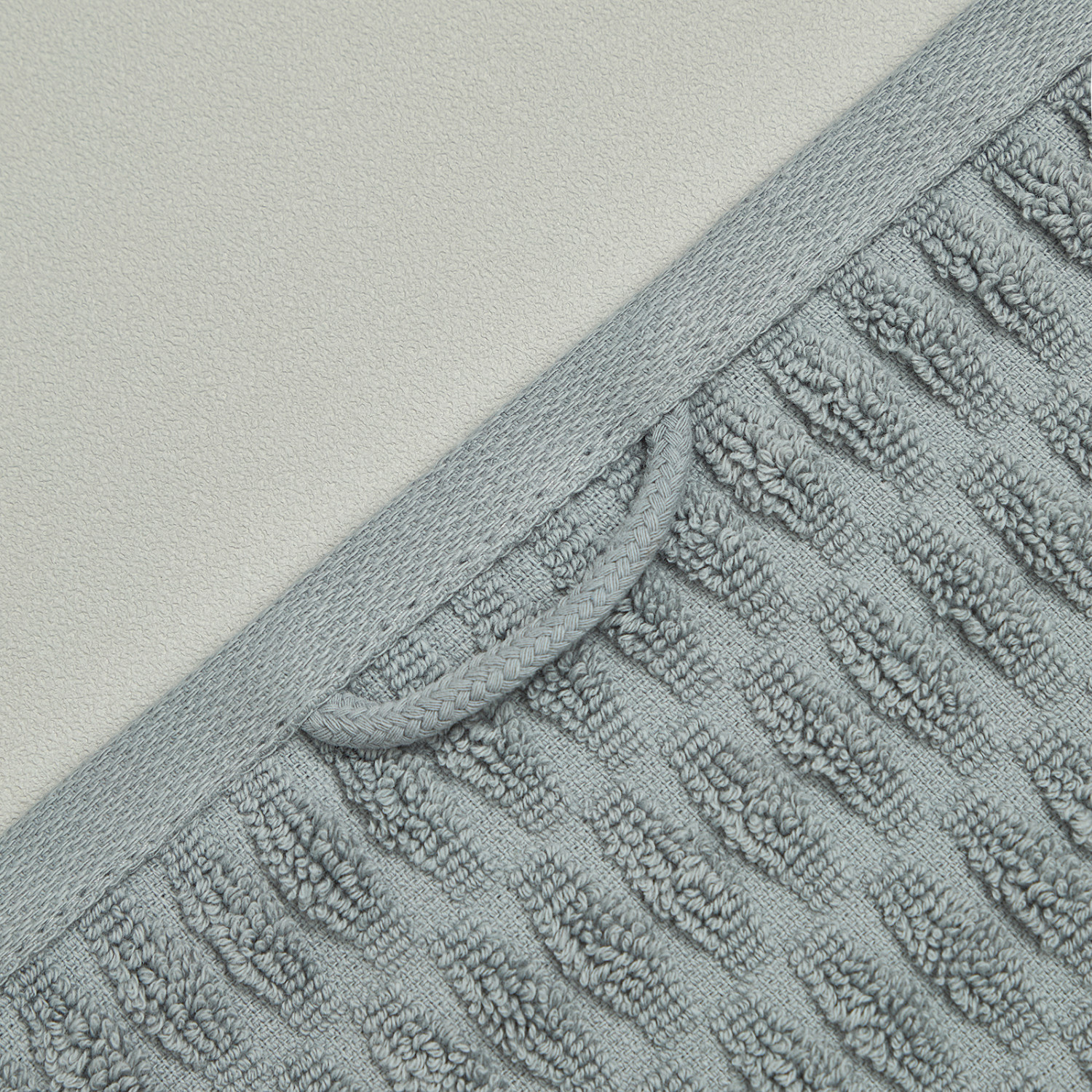 Полотенце махровое Рондо/Rondo, серое - фото № 5