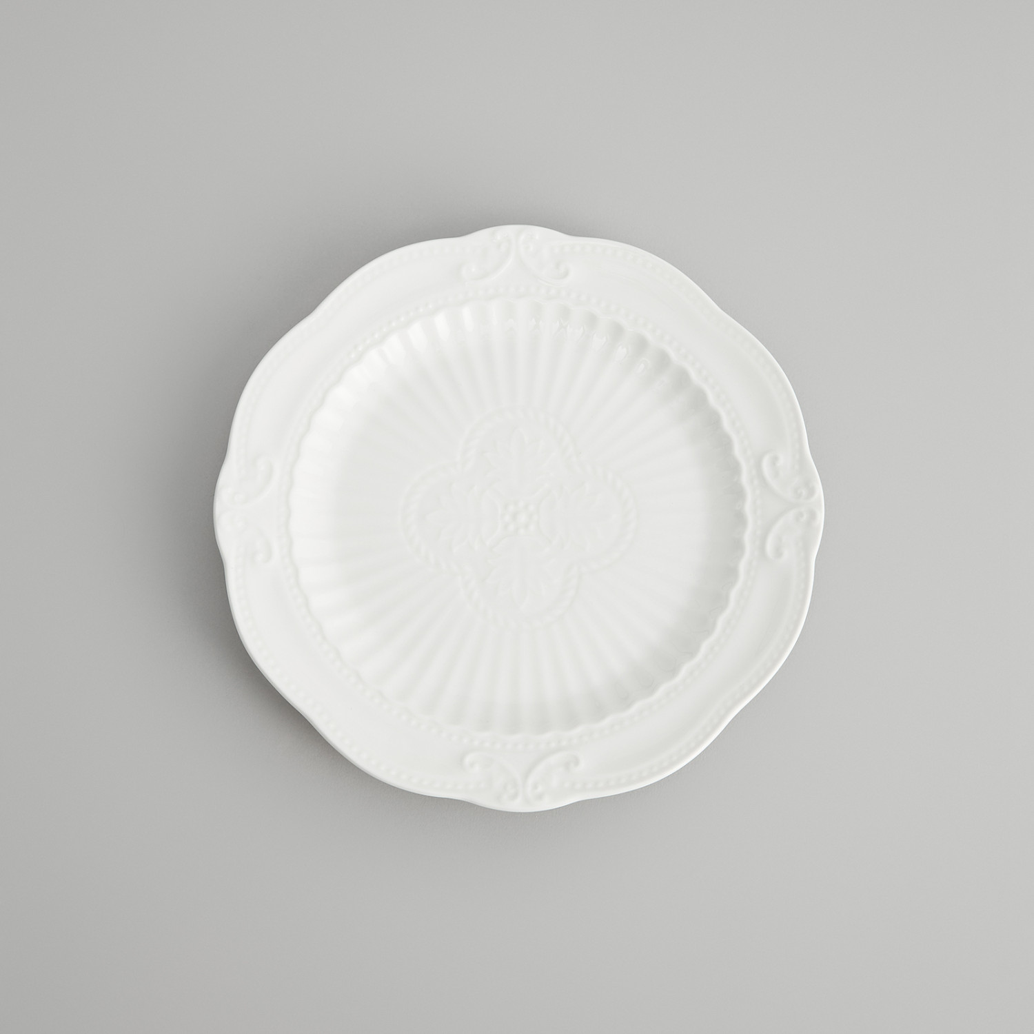Тарелка Emboss White I - фото № 2