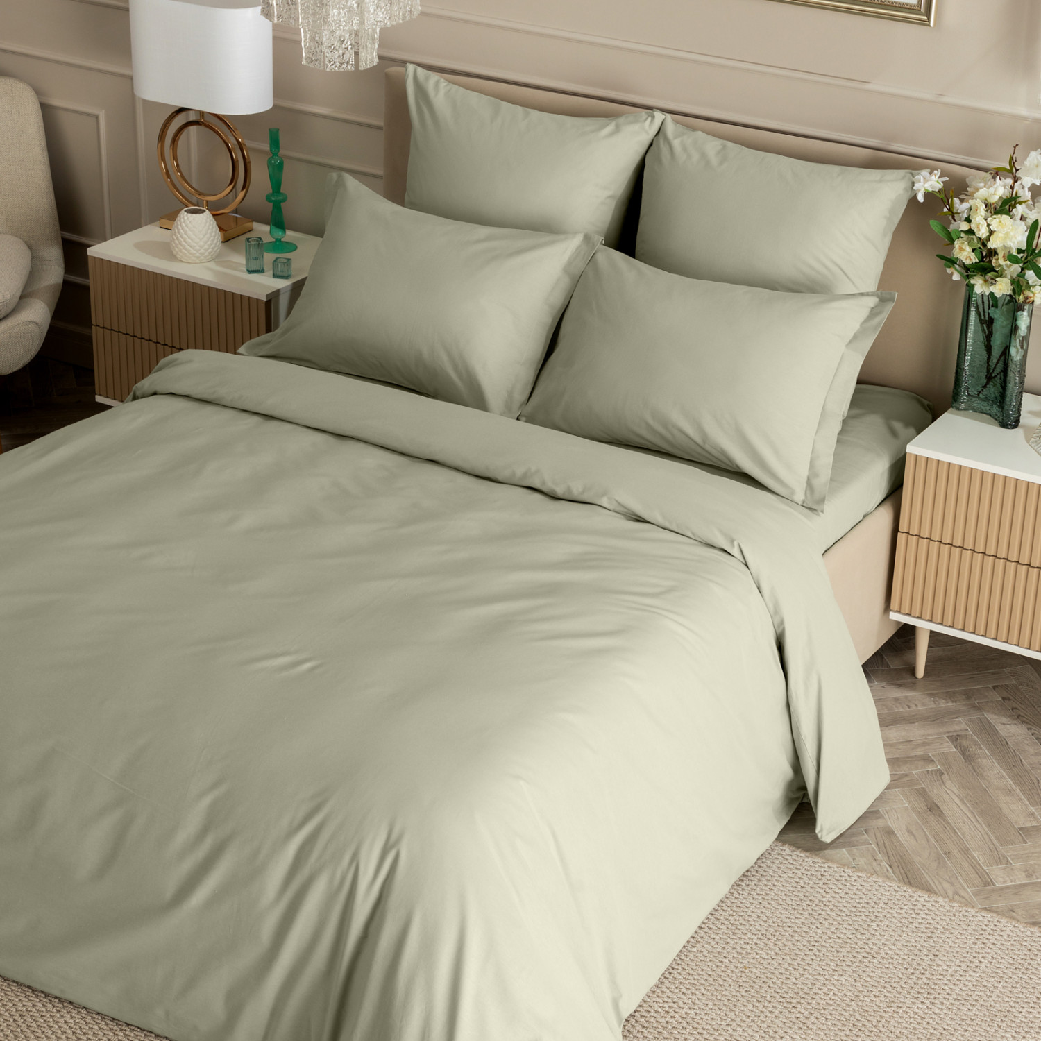 Постельное белье Light olive - фото № 5