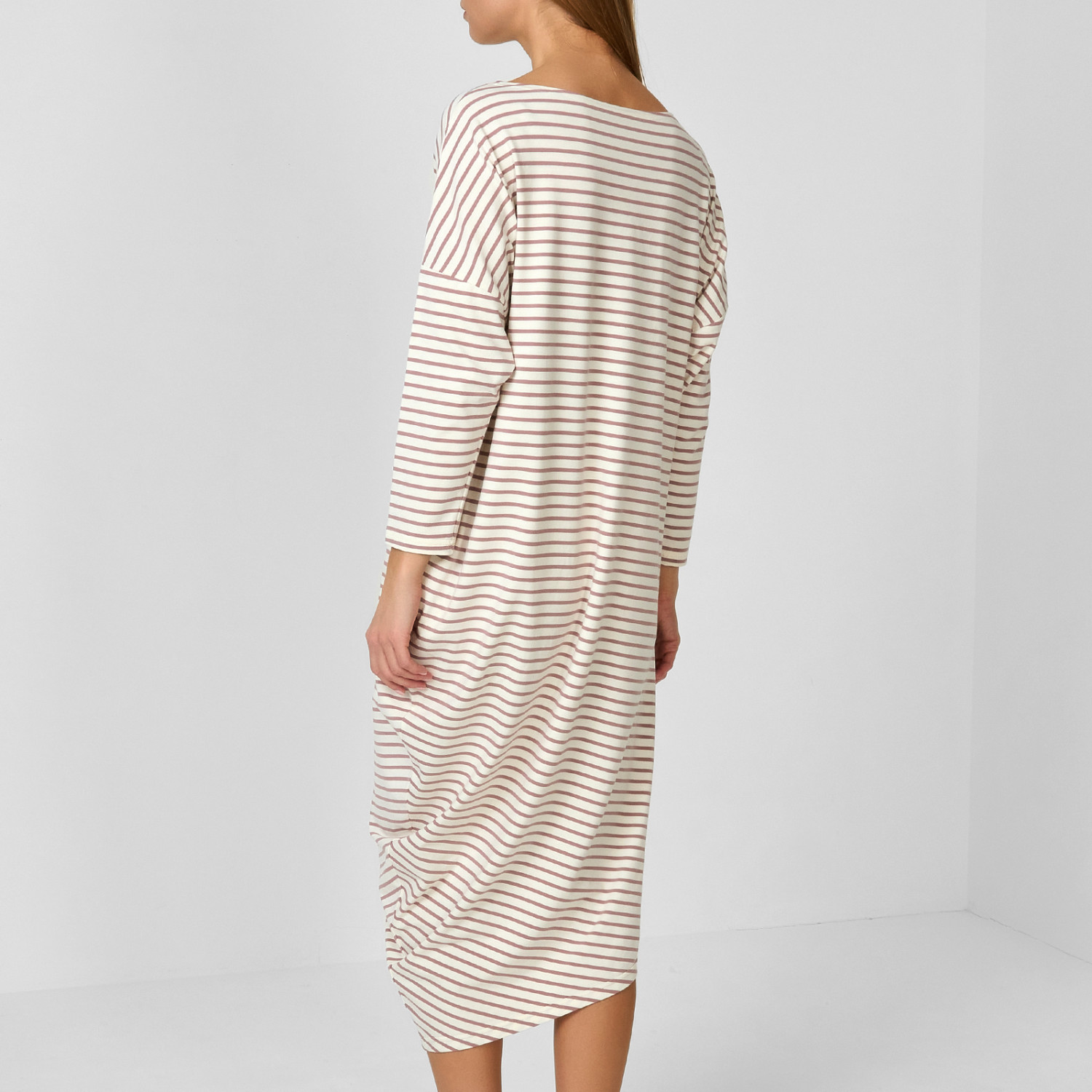 Платье Massimo, розовая полоска - фото № 4