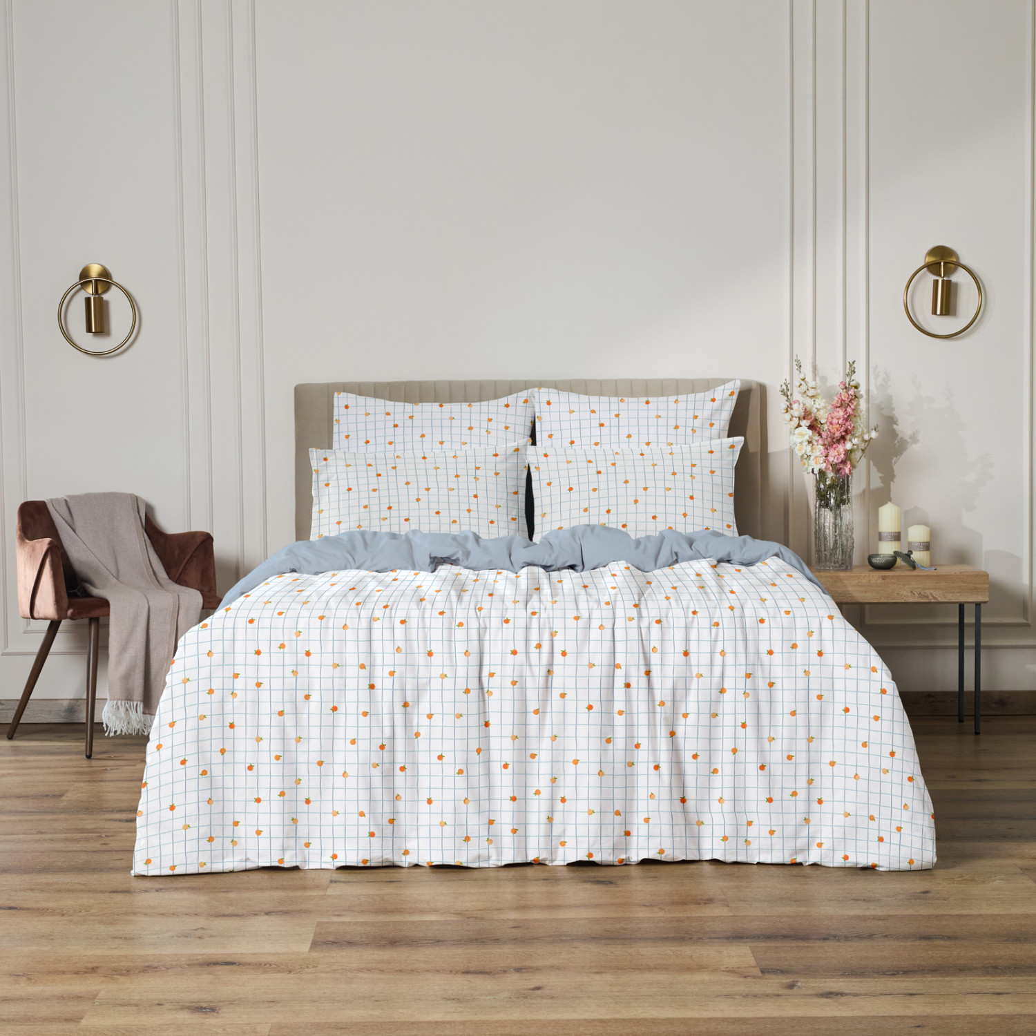 Постельное белье Персики