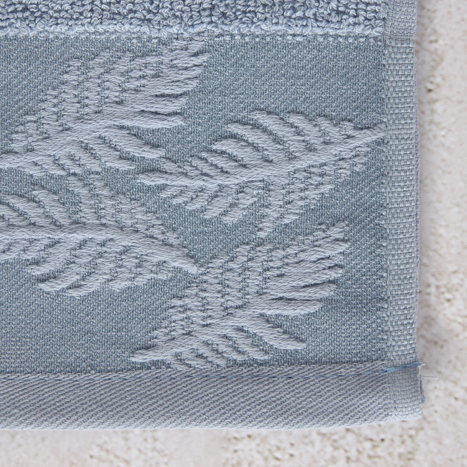 Полотенце махровое Levita, голубое - фото № 4