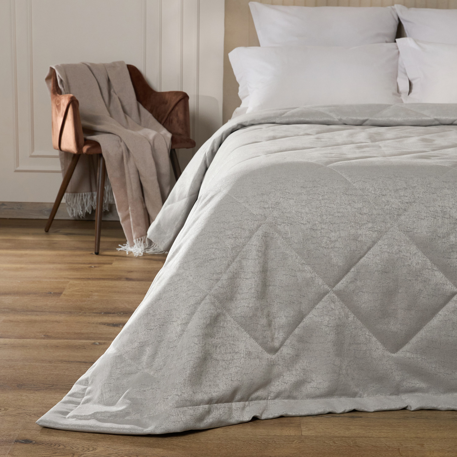 Покрывало Merizzo, серебро - фото № 2