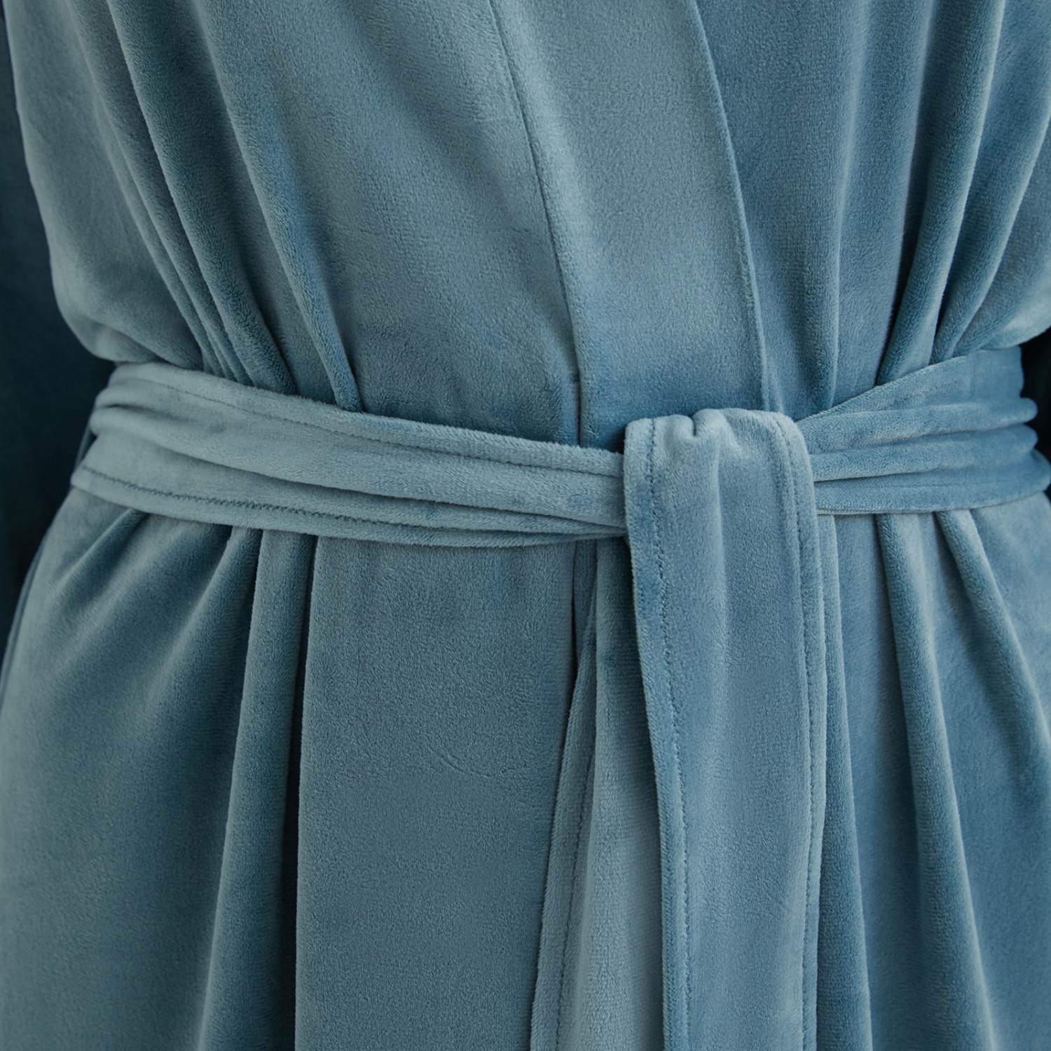 Халат Роскошь/Lusso, голубой - фото № 9