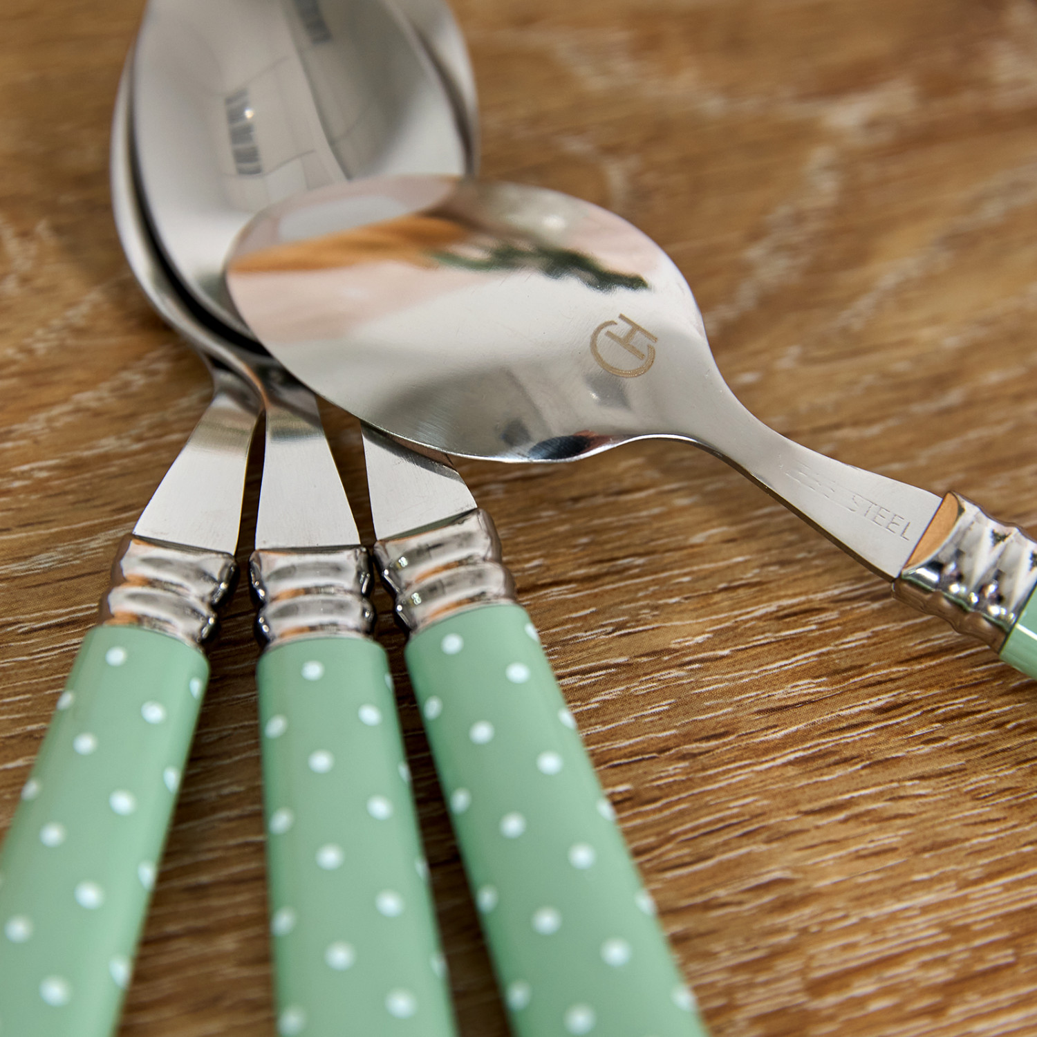 Набор столовых приборов Anna Molly, зеленый - фото № 7