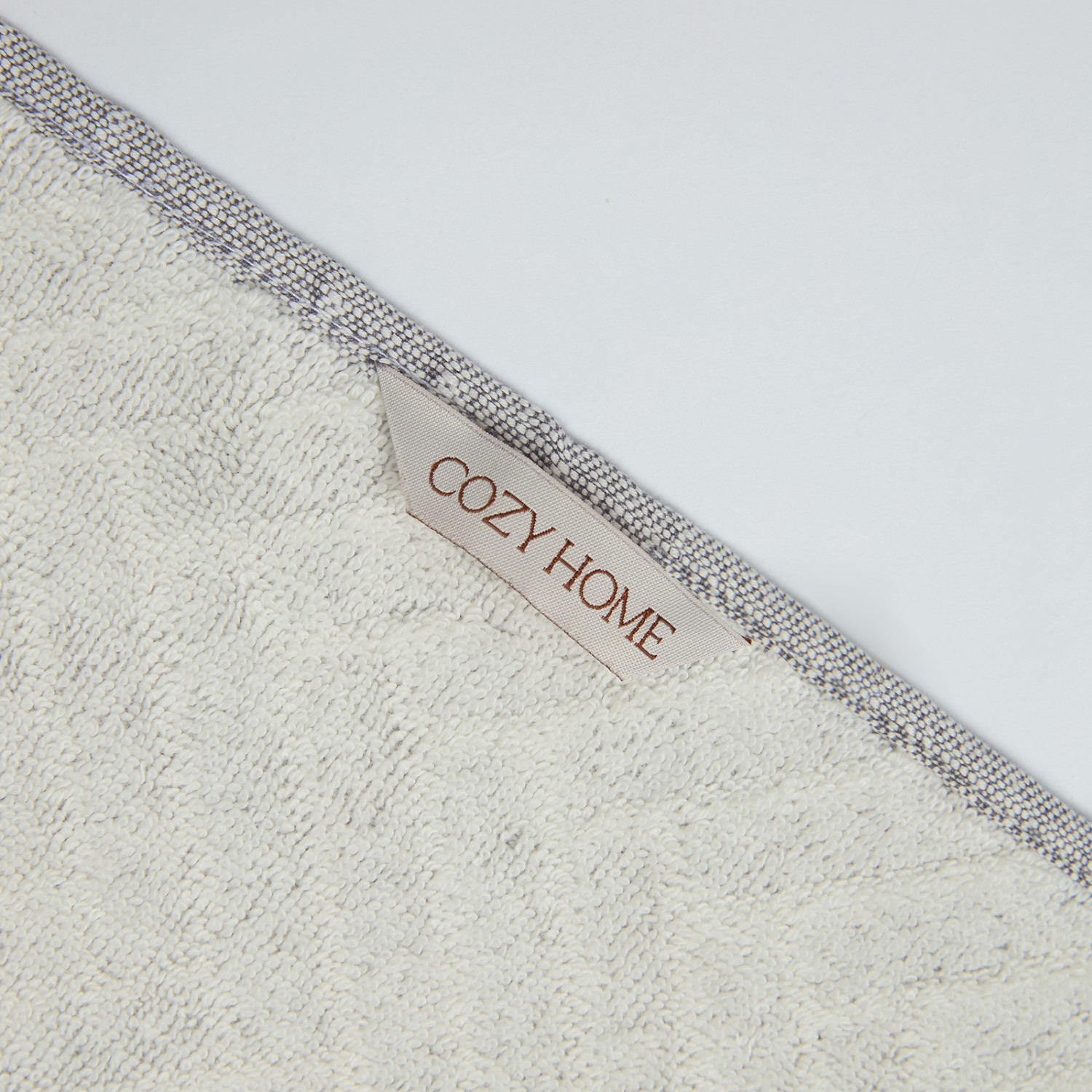 Полотенце махровое Домик/Casetta, серое - фото № 4