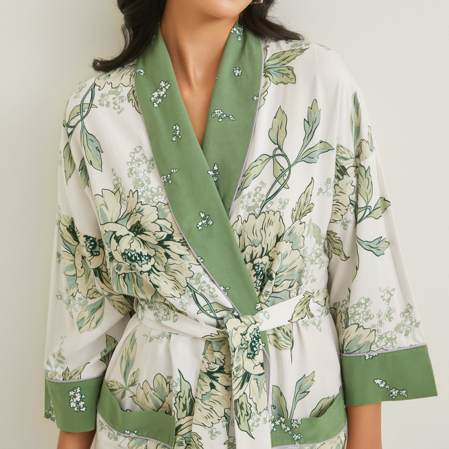 Халат Зеленый нефрит/Green Jade - фото № 9