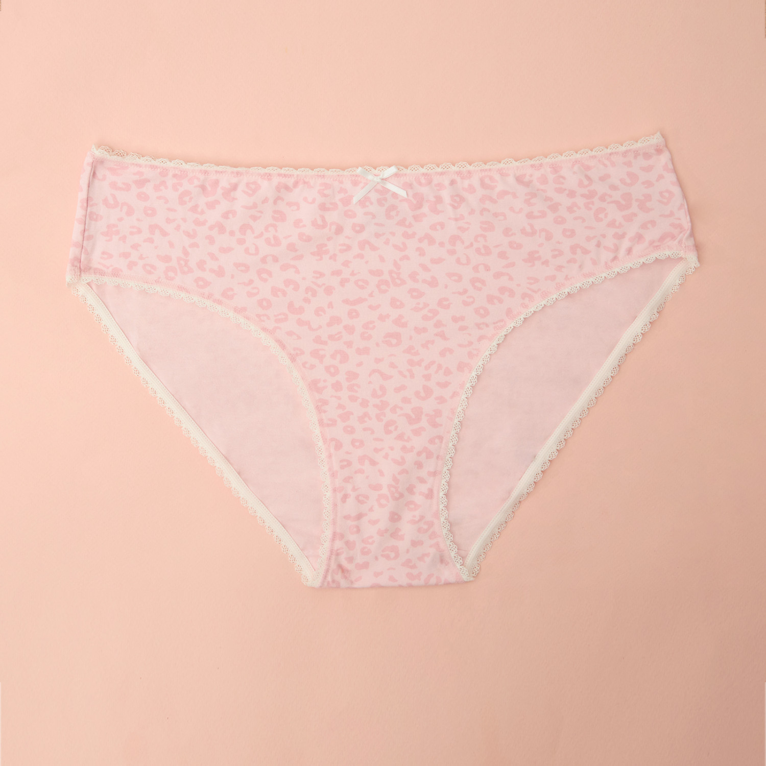 Набор трусов Slip, бежевые/розовые - фото № 8