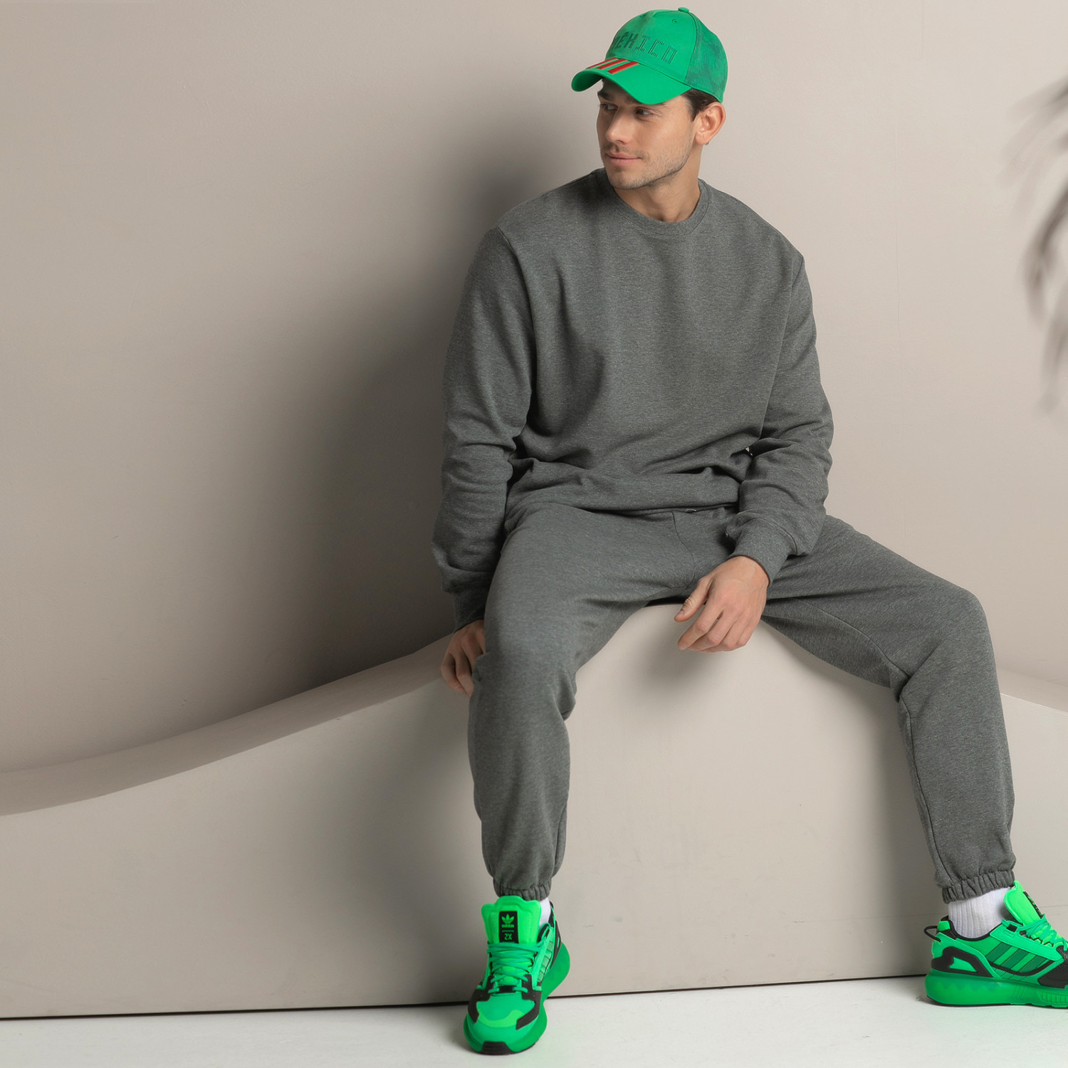 Брюки Massimo men, серые на резинке - фото № 4