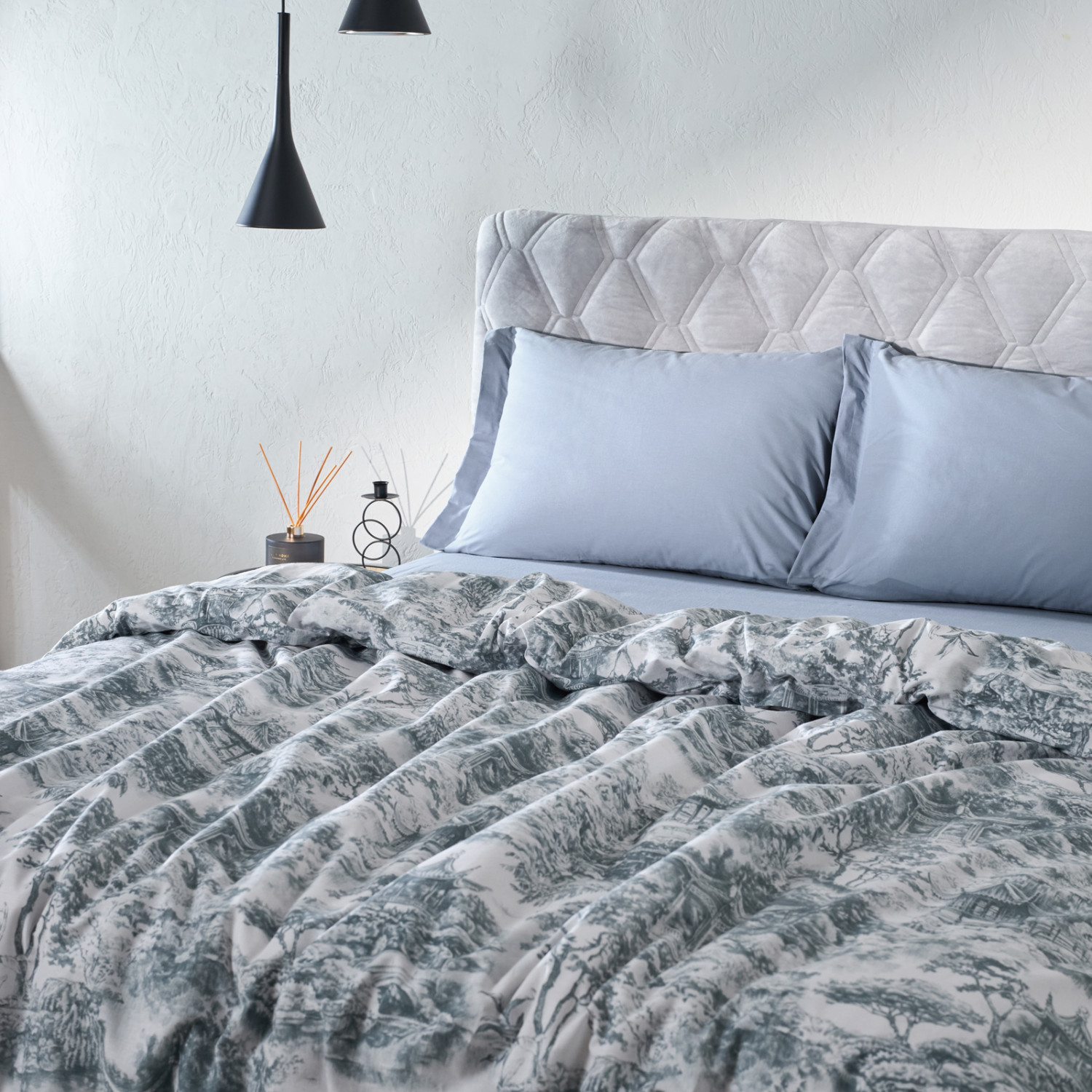 Постельное белье Фанса (светлый) - фото № 7