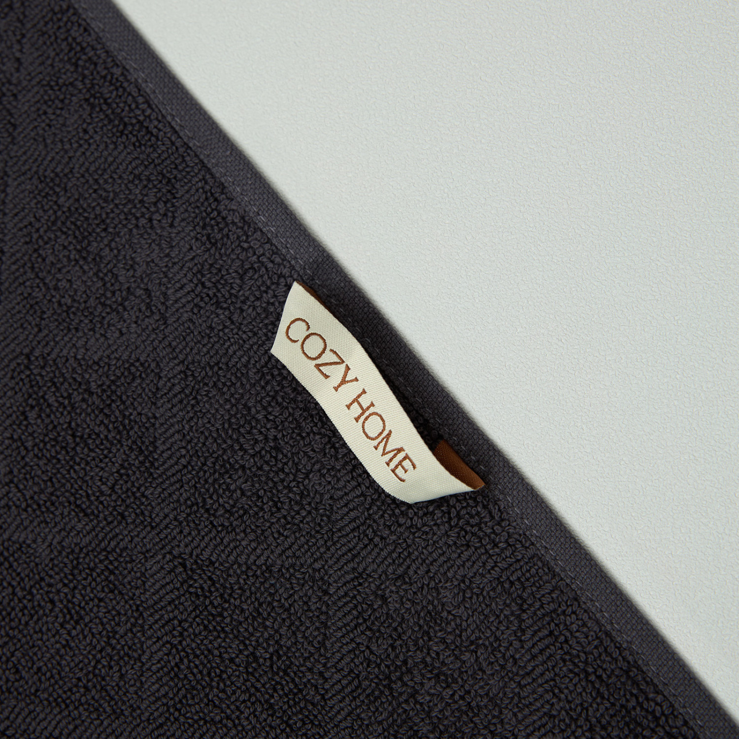 Полотенце махровое Altero, графит - фото № 6