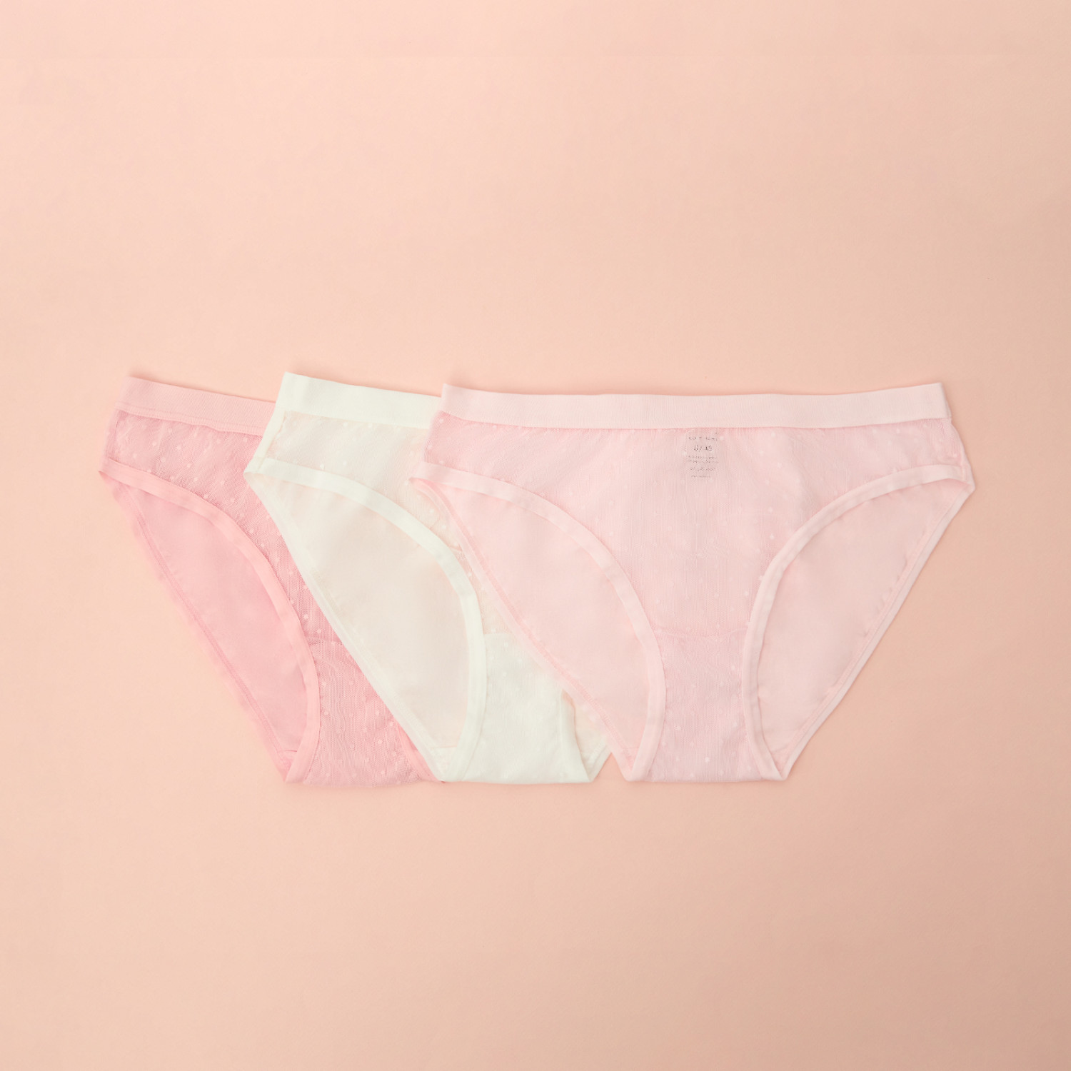 Набор трусов Слип/Slip, розовый/бежевый - фото № 7