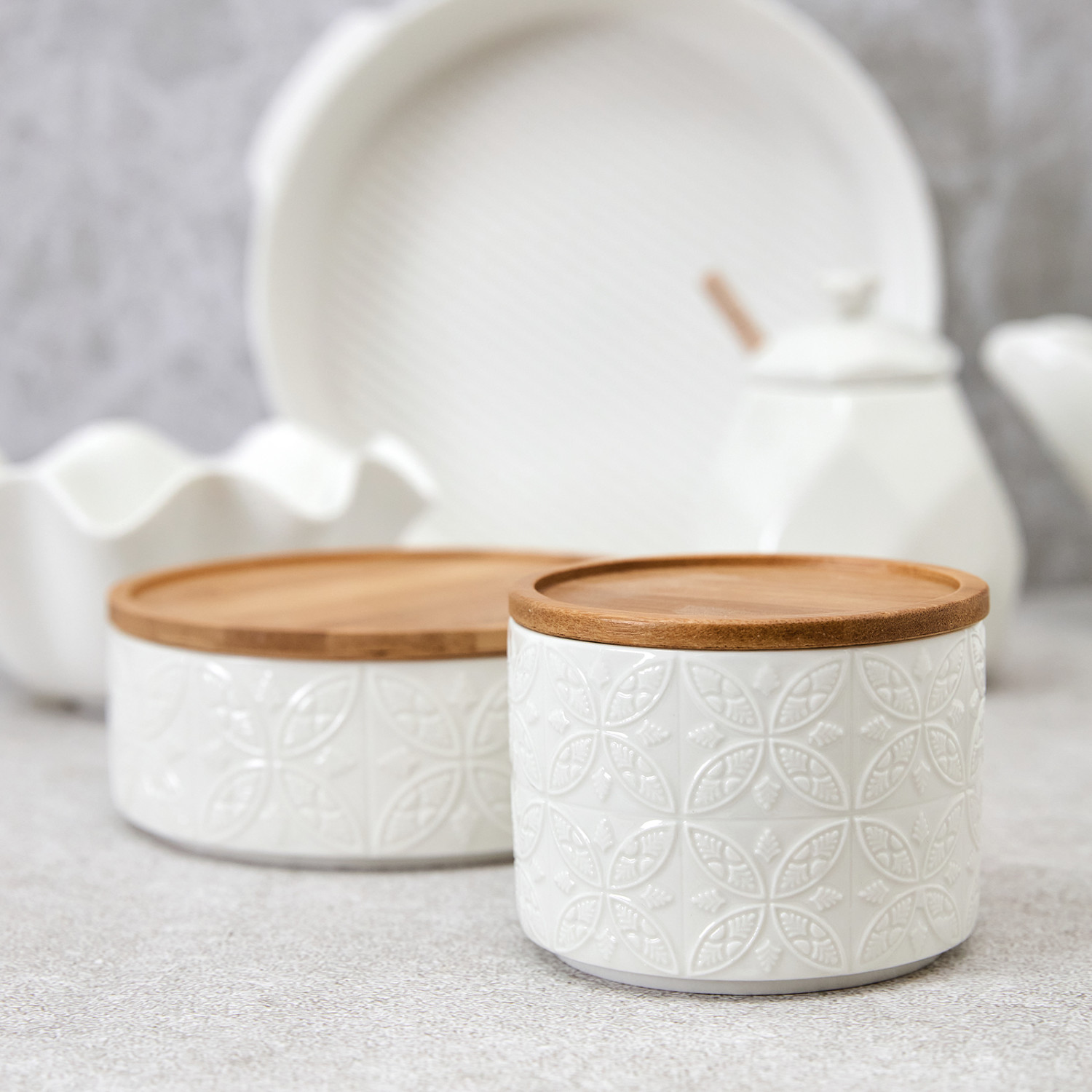 Салатник Marshmallows с крышкой - фото № 3