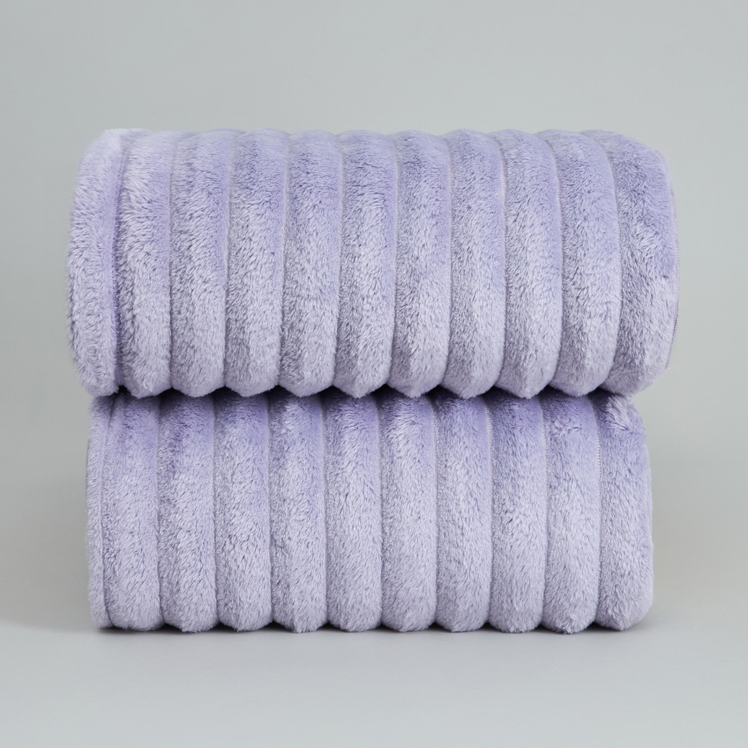 Плед Soft strip, сирень