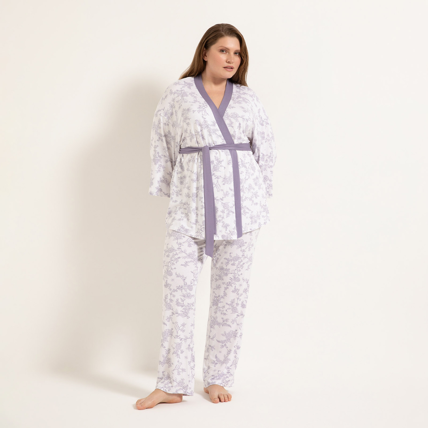 Пижама Сиреневая симфония/Violet symphony III - фото № 7