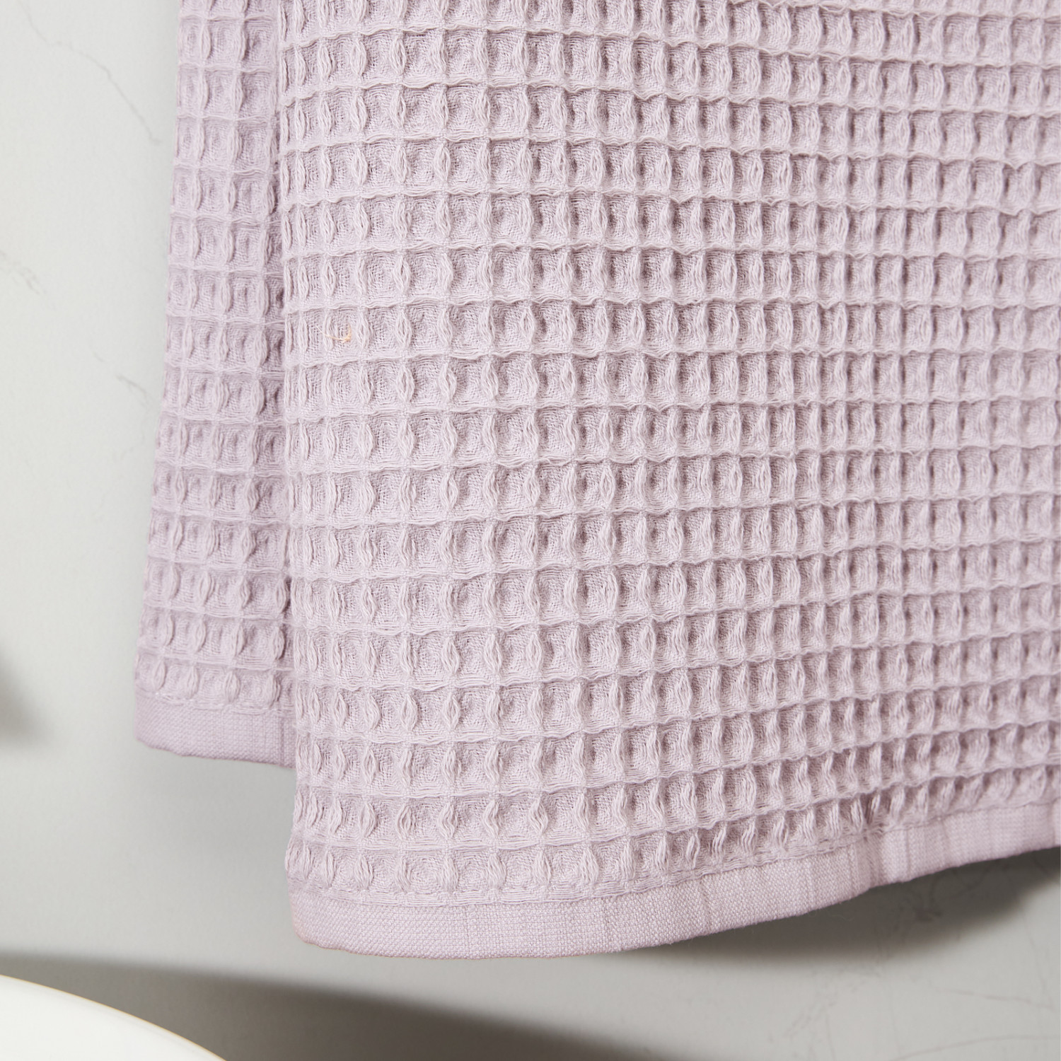 Полотенце вафельное Lorgo, сирень - фото № 2