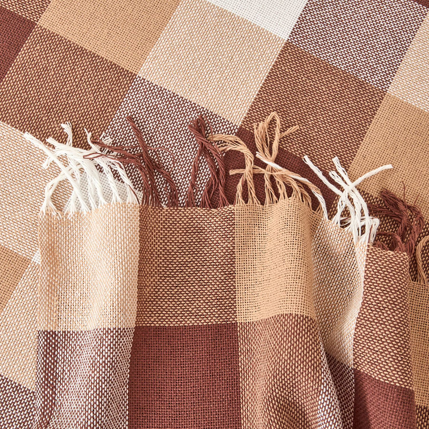 Плед Scampagnata, терракота - фото № 3