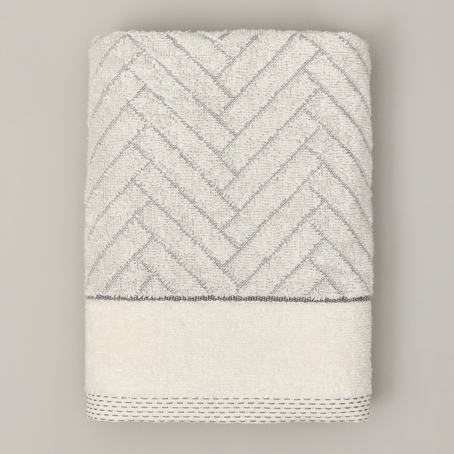 Полотенце махровое Casetta, серое