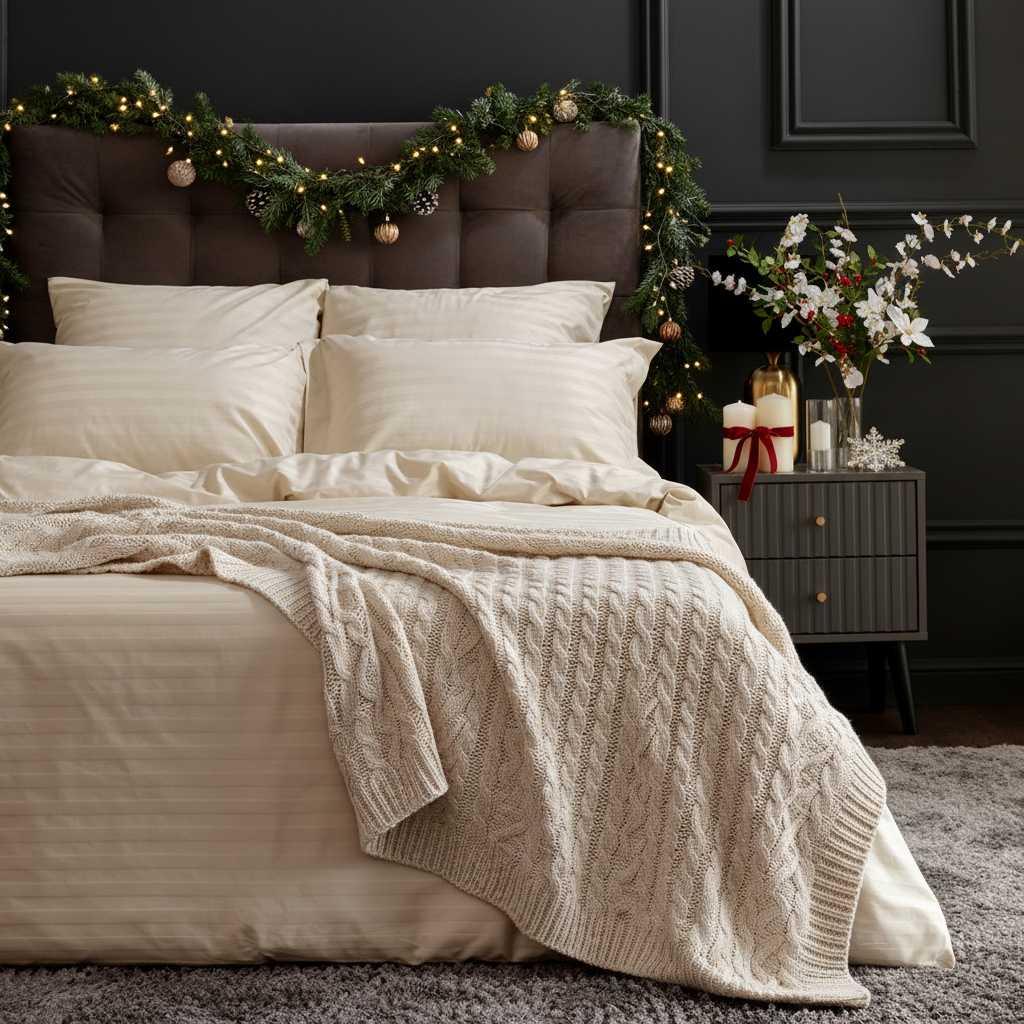 Постельное белье Экрю, страйп-сатин 40156 - фото № 14