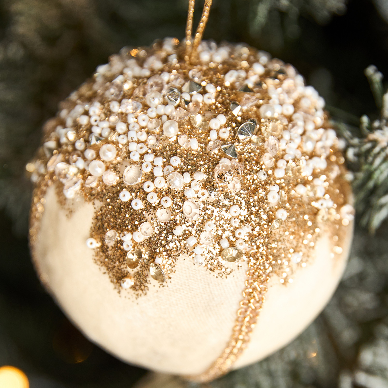 Подвесная декорация Lusso, золотая - фото № 2