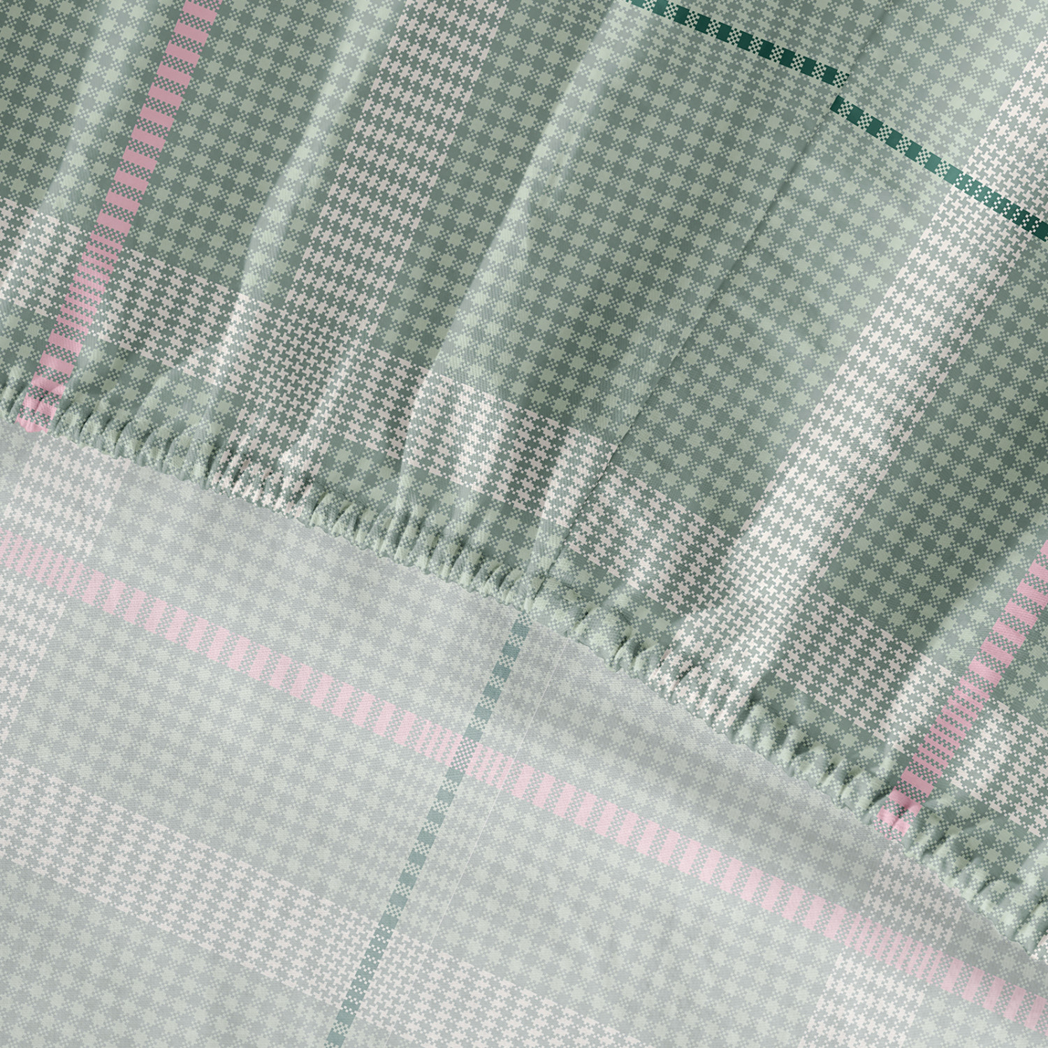 Простыня на резинке Bonmarito, зеленая - фото № 3