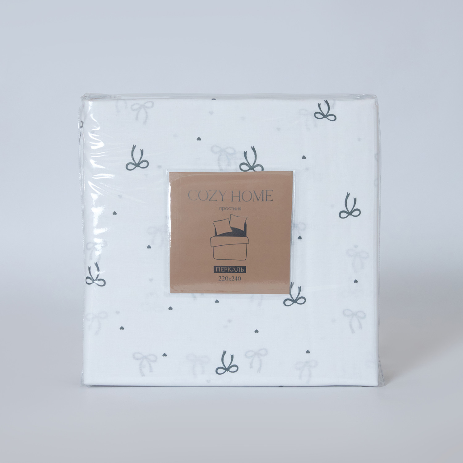 Простыня Графитовый бант - фото № 7