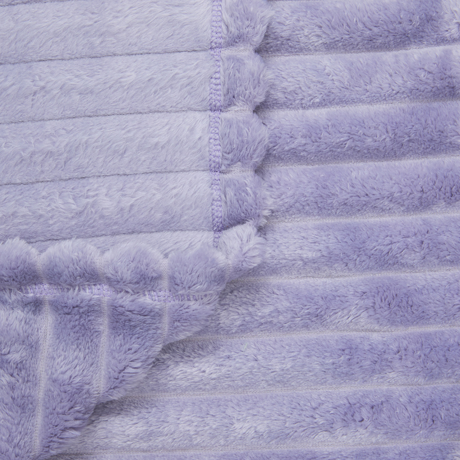 Плед Soft strip, сирень - фото № 4