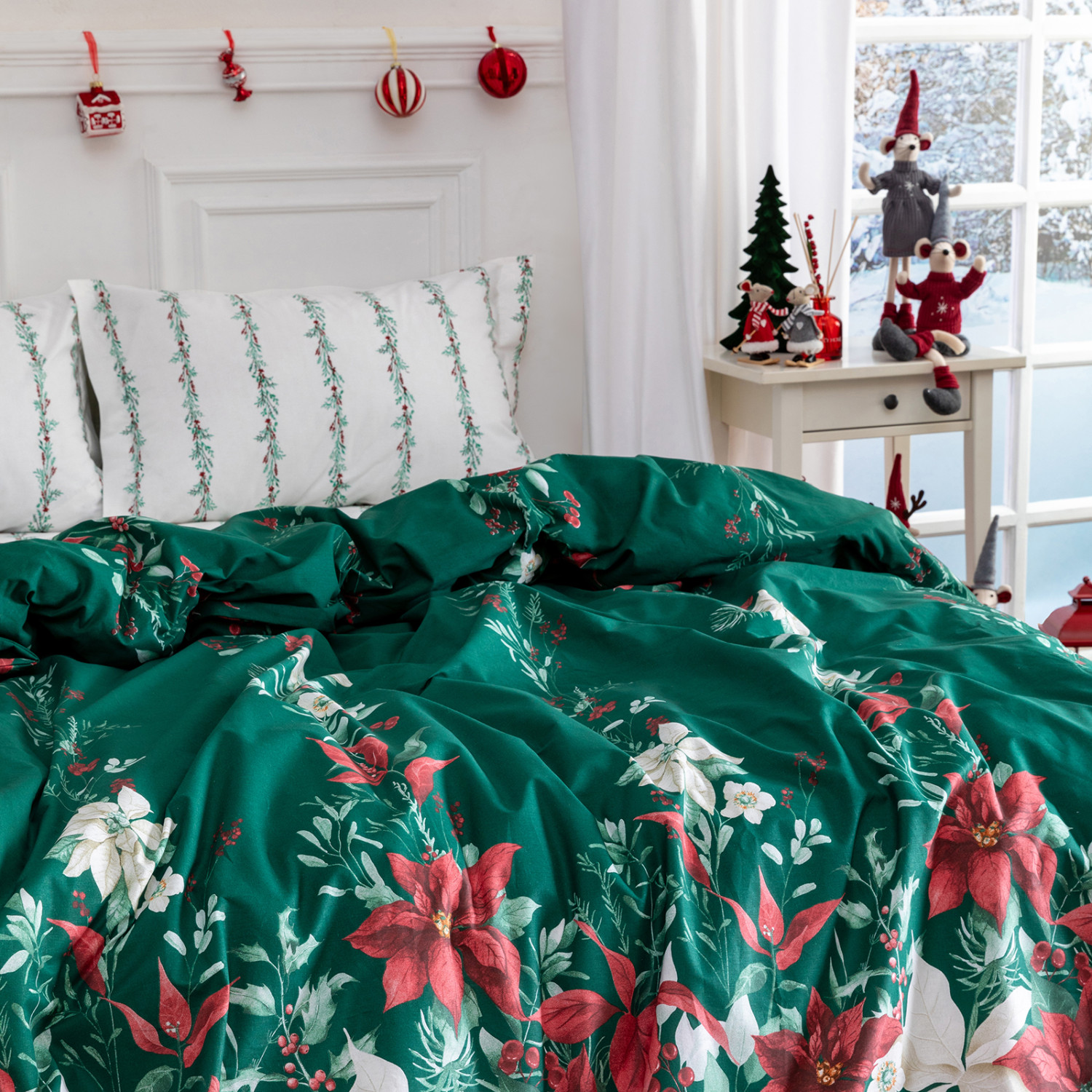 Постельное белье Christmas Flower - фото № 7