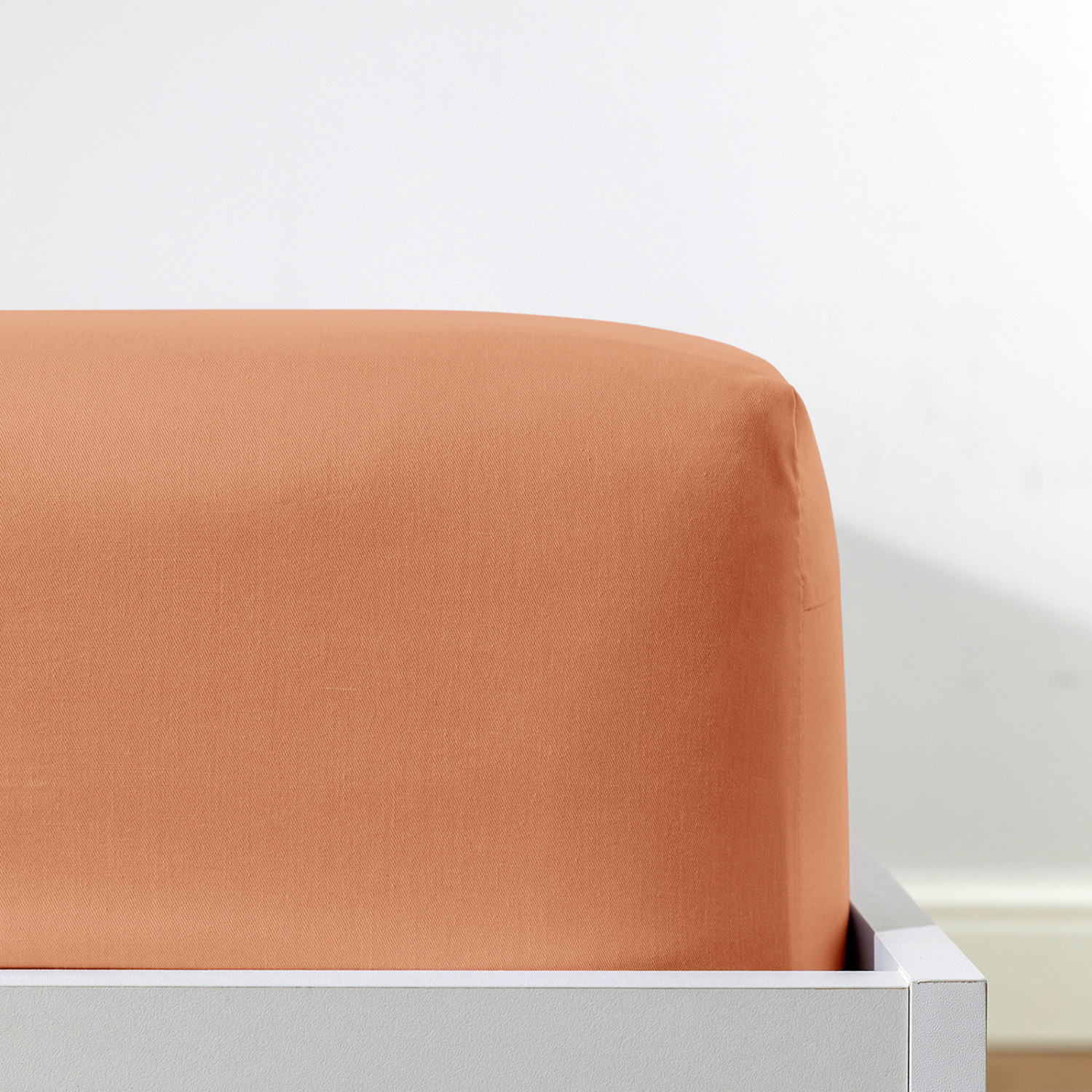 Простыня на резинке Терракотта/Terracotta - фото № 2