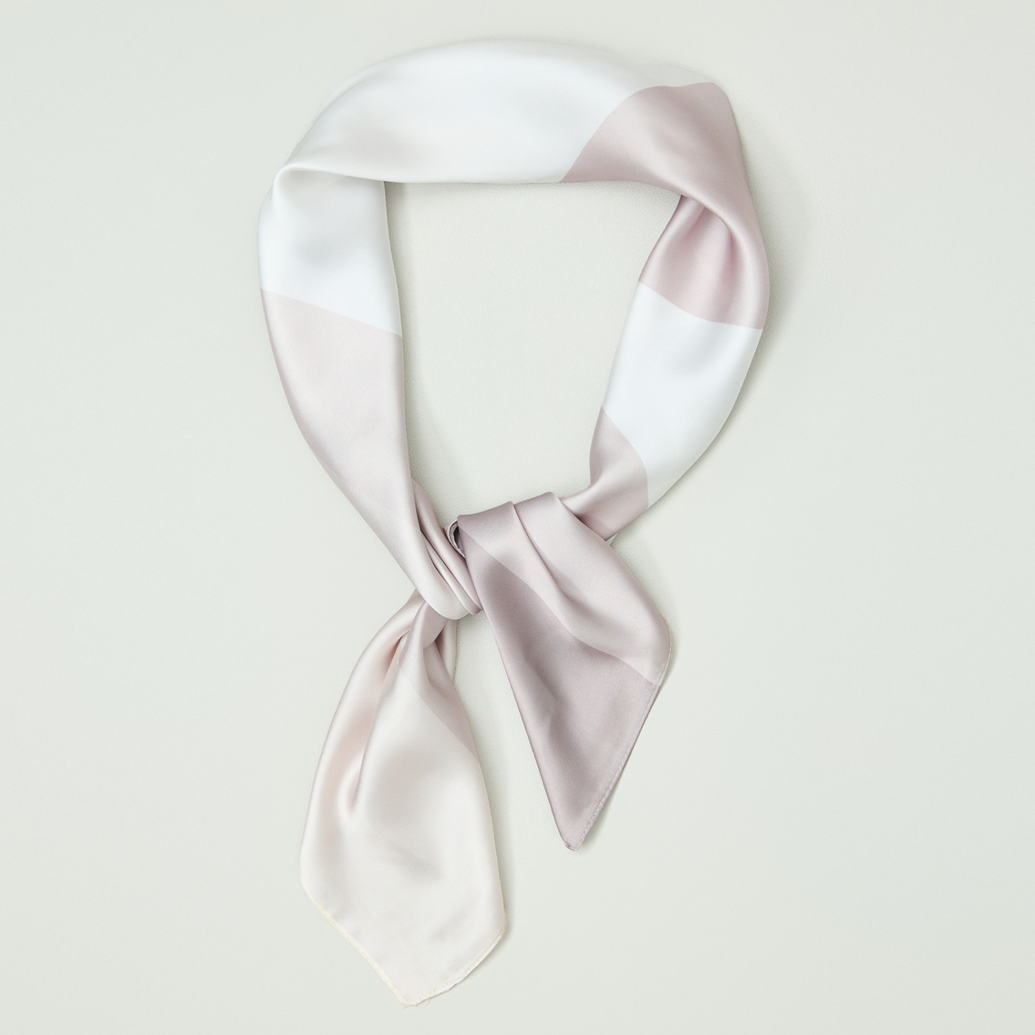 Платок шейный Божественный/Divina, бежевый I - фото № 10