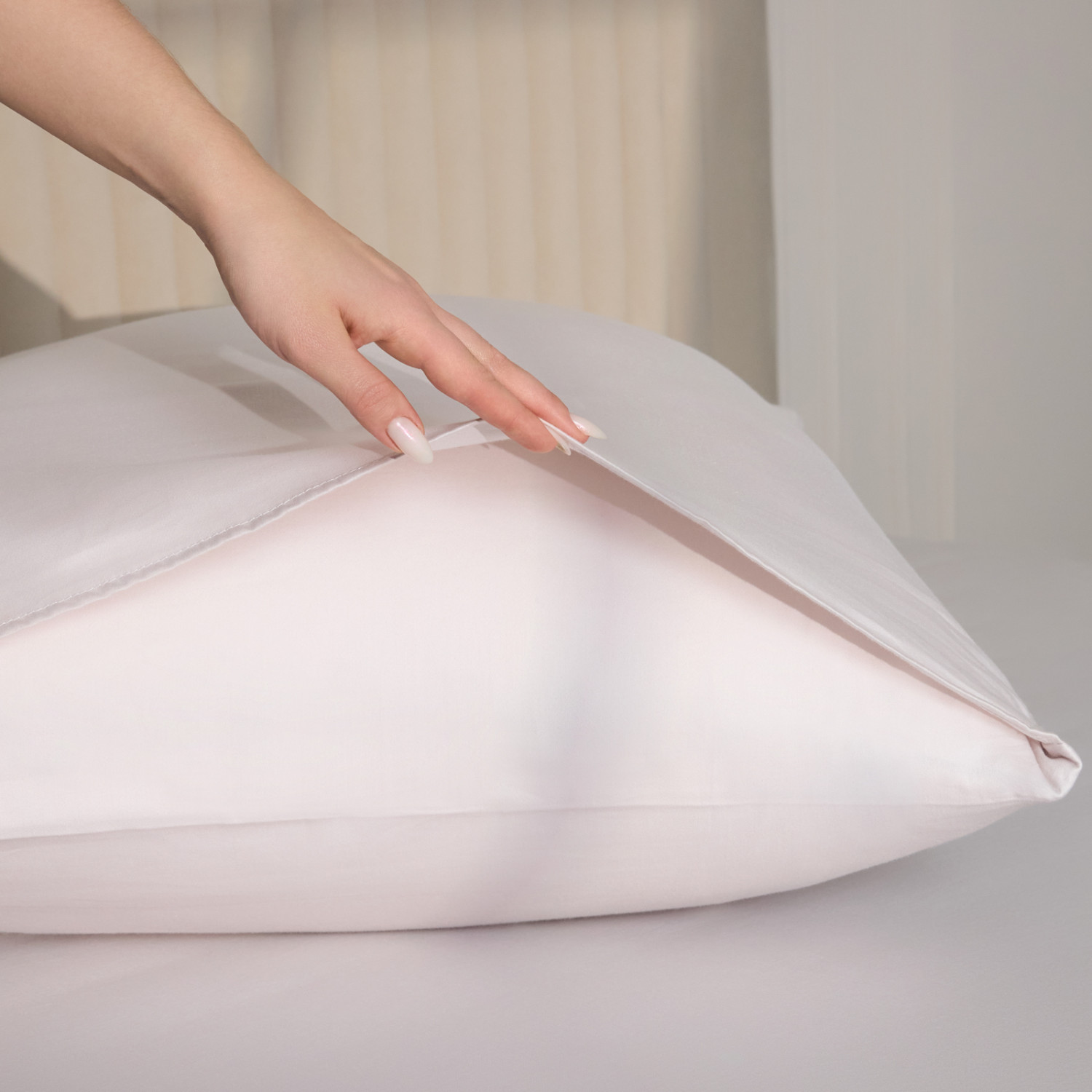 Комплект наволочек Лилово-серый/Gray Lilac - фото № 6