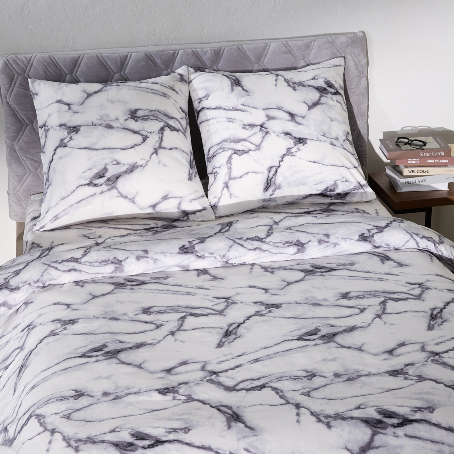 Постельное белье Floox Белый мрамор - фото № 9