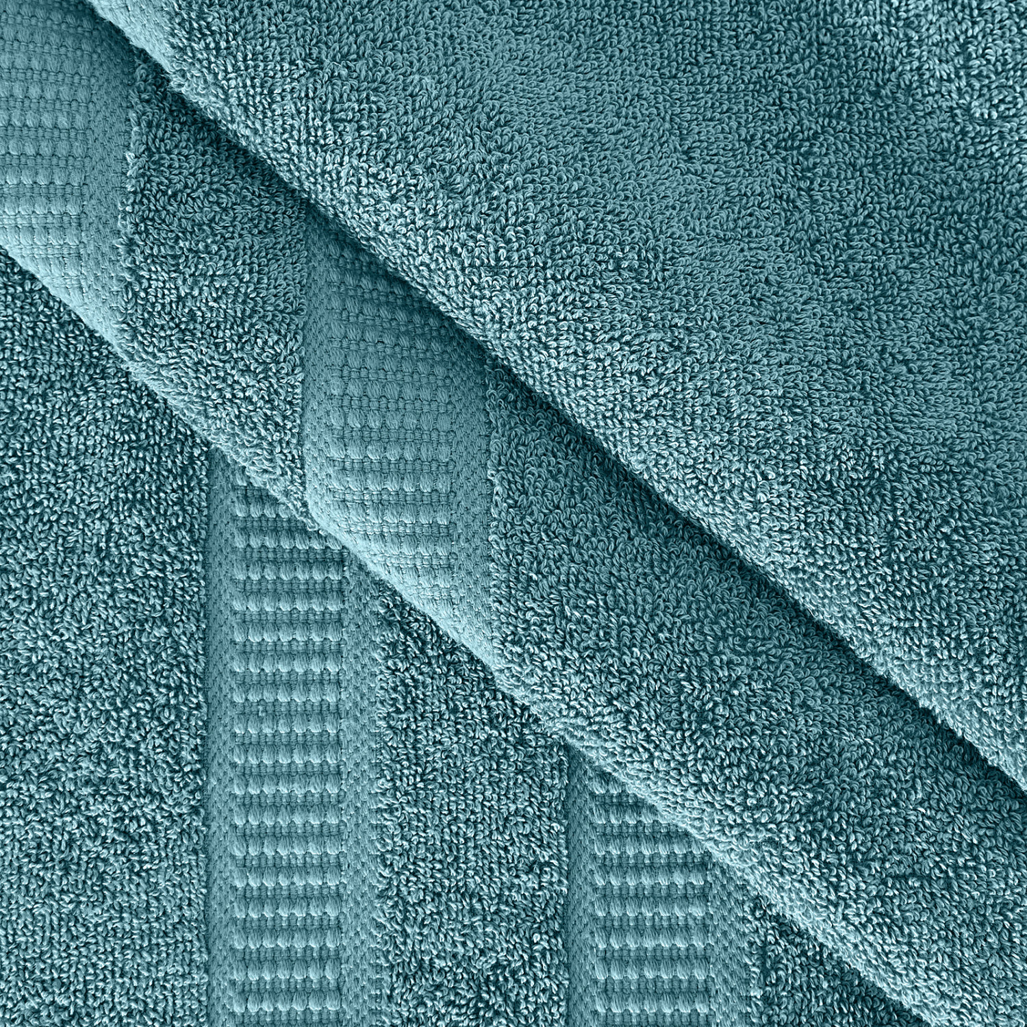 Полотенце махровое Bettino, бирюза - фото № 6