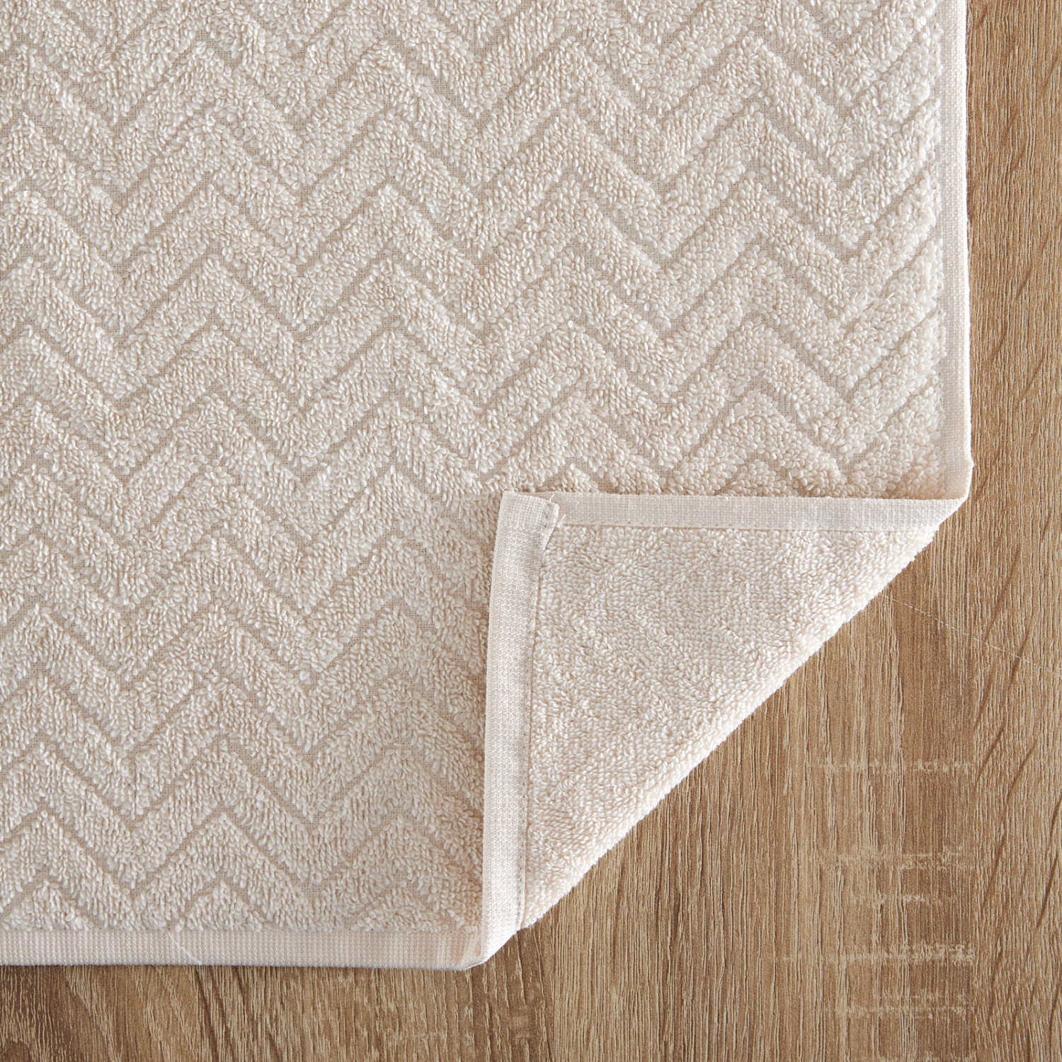 Полотенце махровое Zigzag, крем-брюле - фото № 3