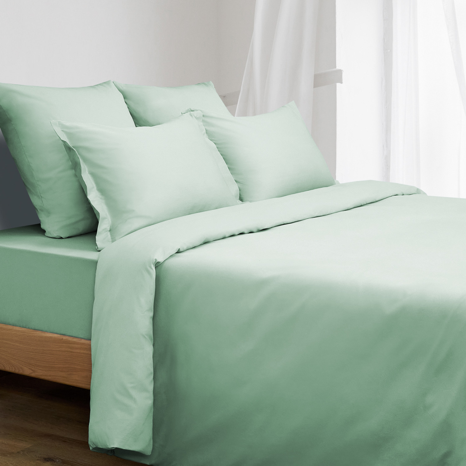 Постельное белье Pastel green - фото № 6