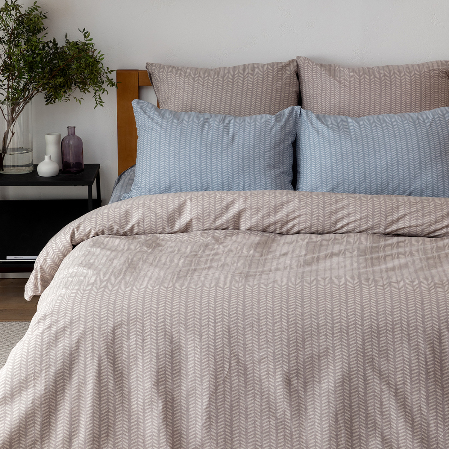 Постельное белье Gustavo, бежевое - фото № 6