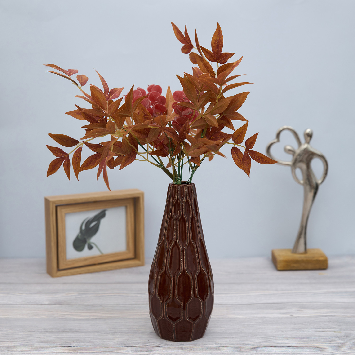 Ваза декоративная Тауриана/Tauriana, коричневая