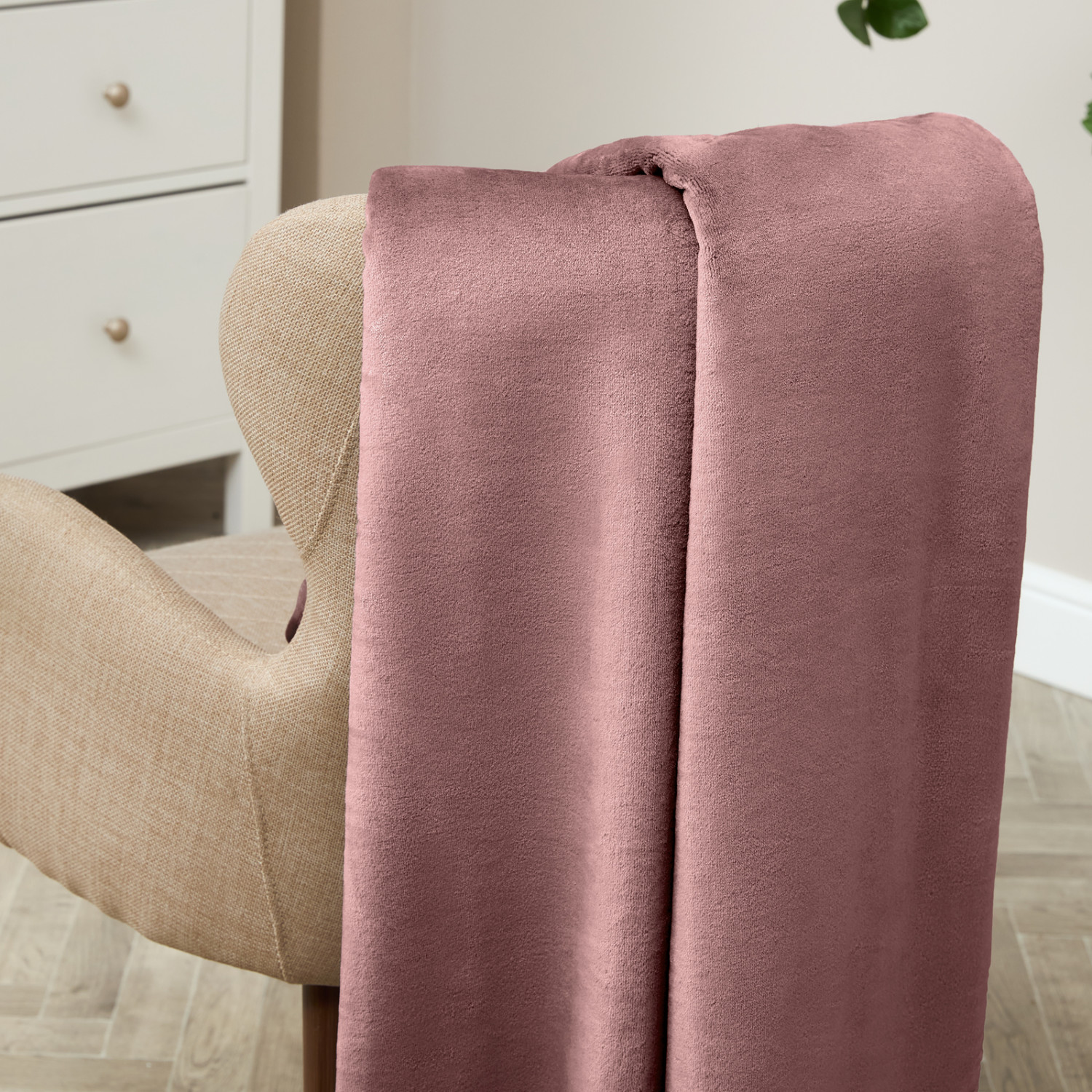 Плед Supersoft, дымчато-розовый - фото № 2