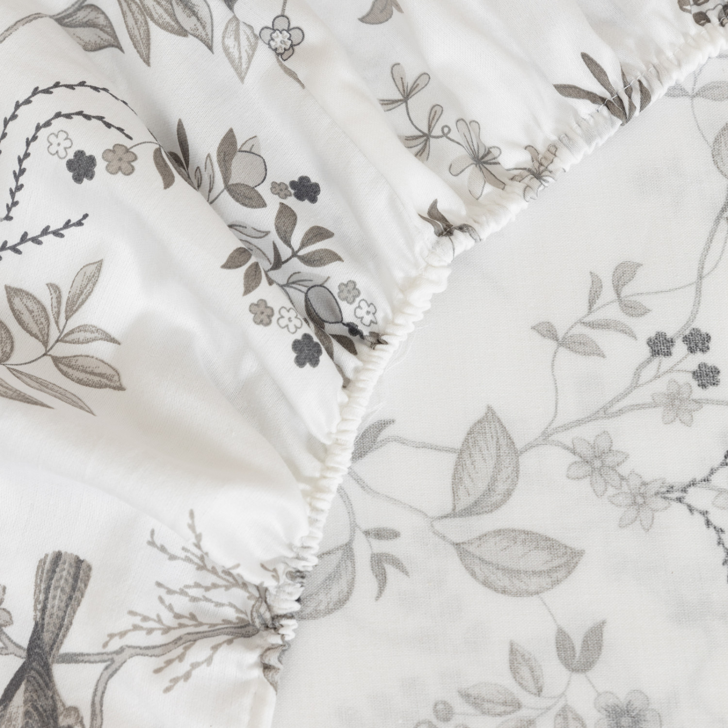 Простыня на резинке Сибилла (серый) - фото № 5