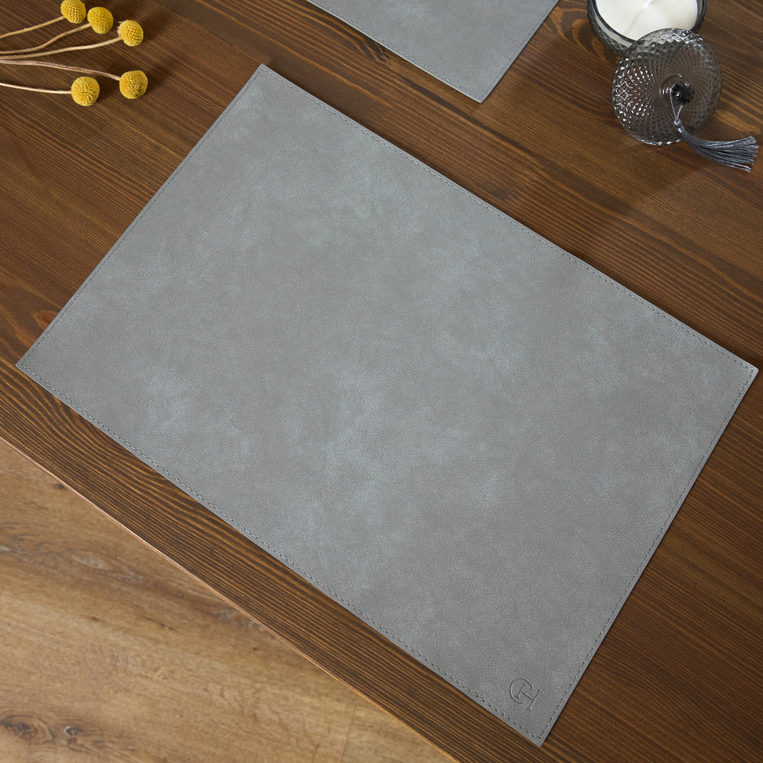 Набор плейсматов Рикки/Ricky, дымчатый - фото № 2