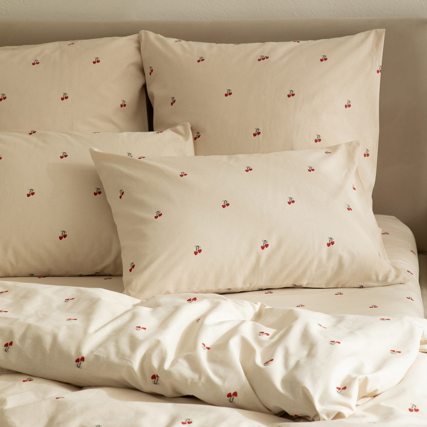 Постельное белье Вишневое сердце/Cherry heart - фото № 6