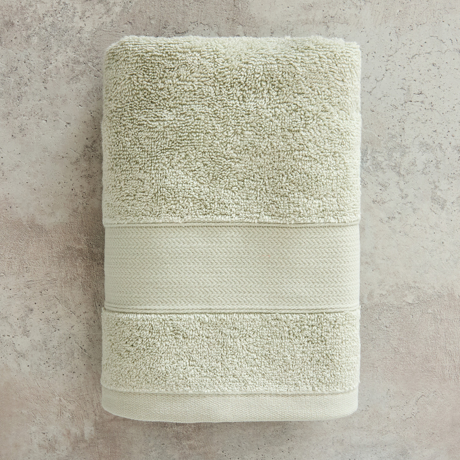 Полотенце махровое Лорд/Lordy, серо-зеленое