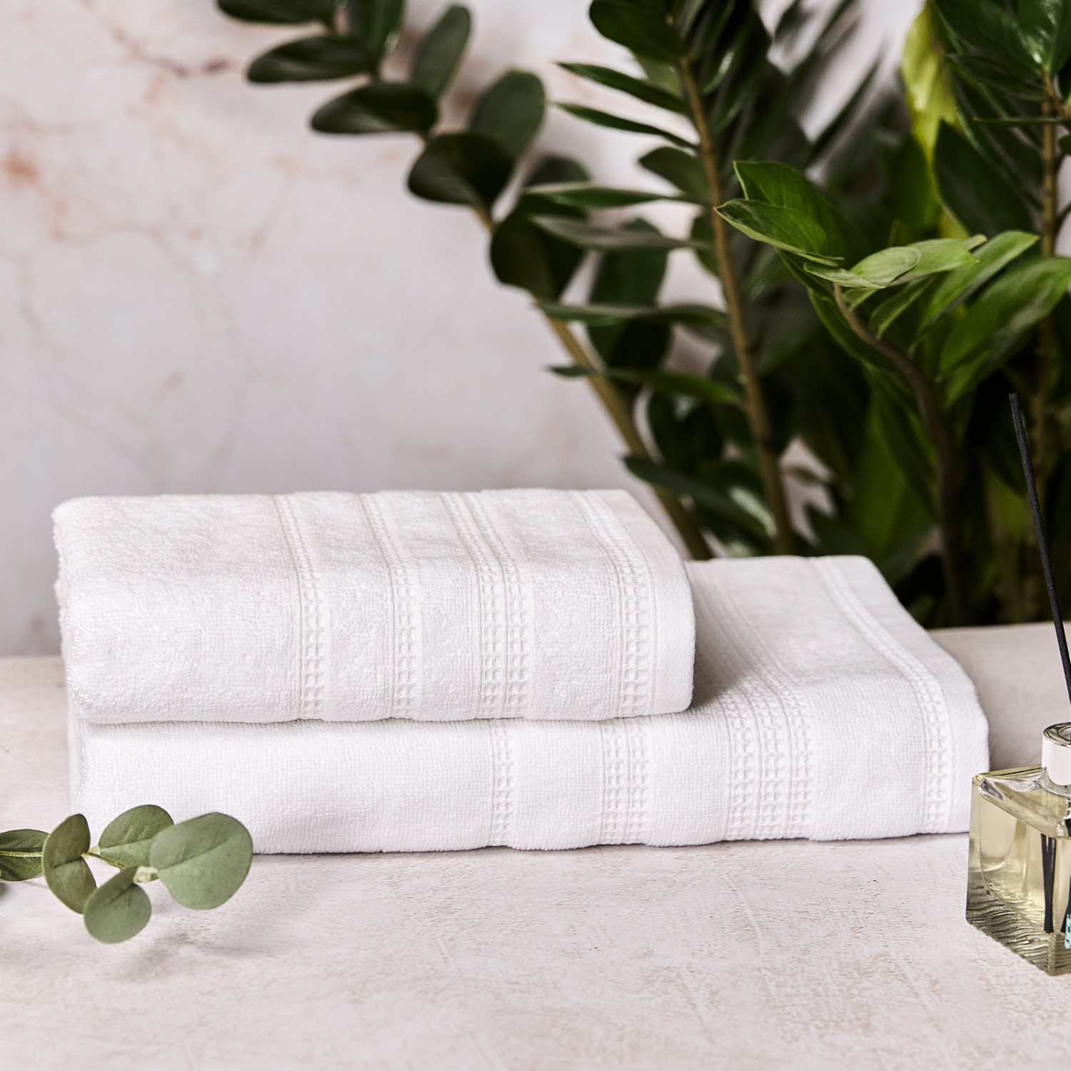 Полотенце махровое Jocelyn, белое - фото № 5