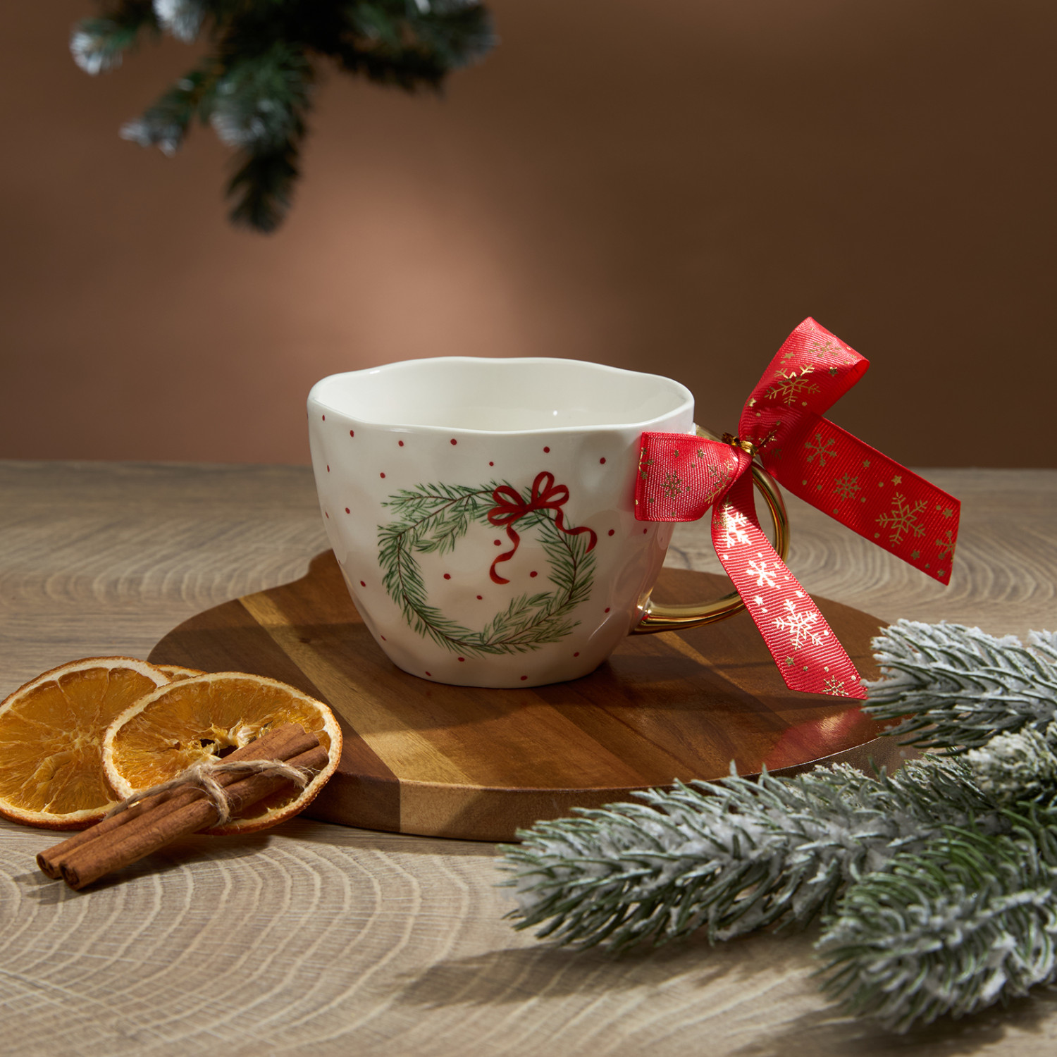 Кружка Christmas Wreath II