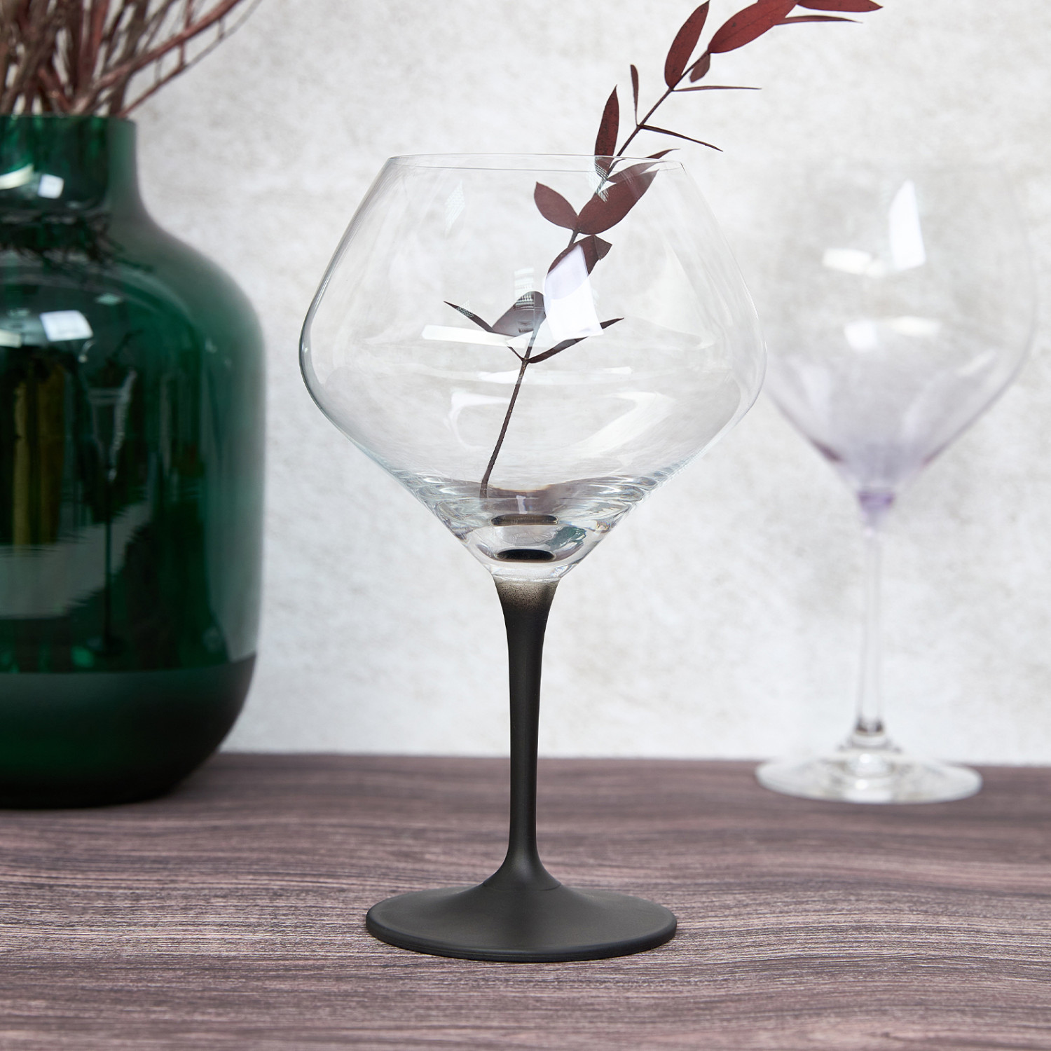 Бокал для вина Noble black