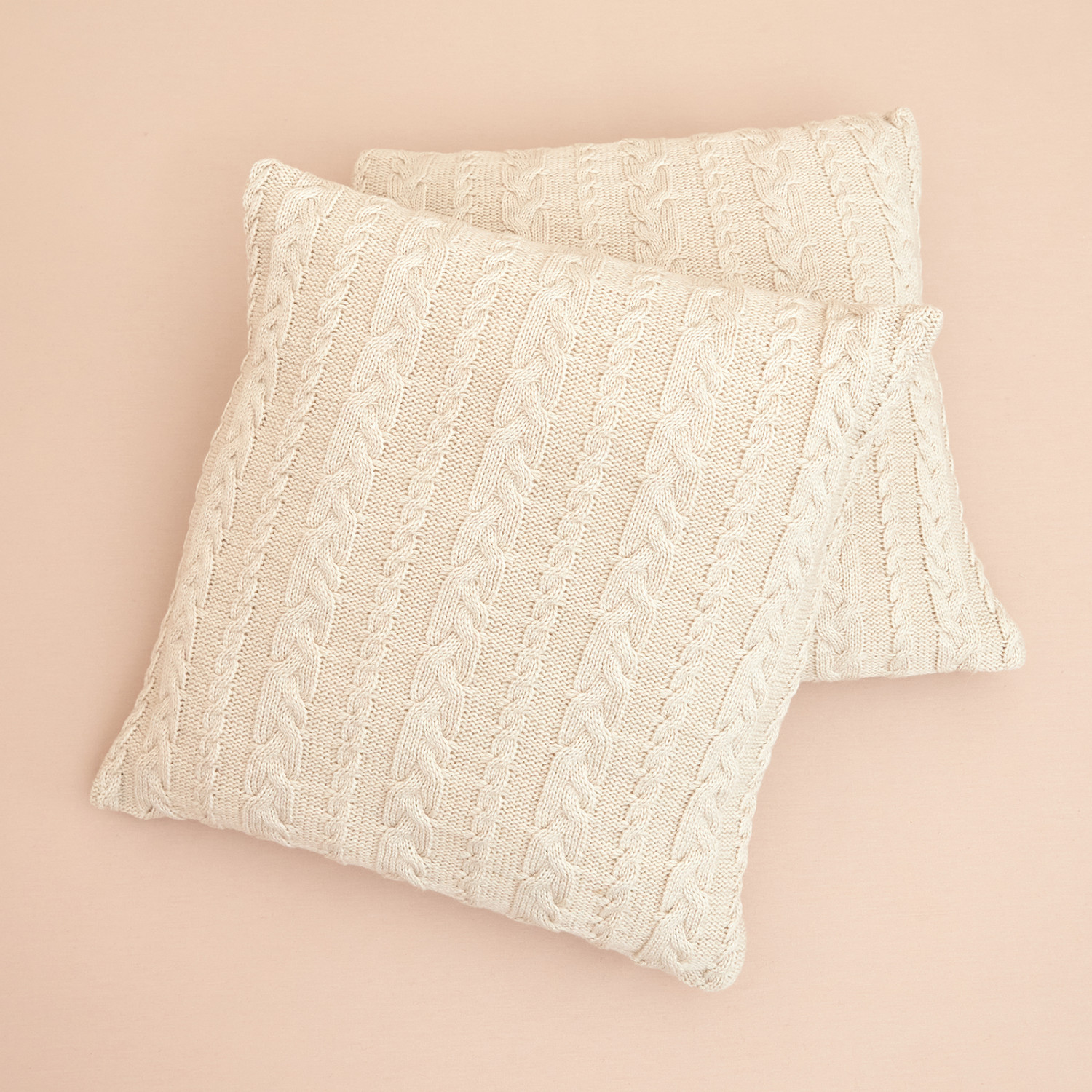 Подушка декоративная Novallas, бежевая - фото № 3