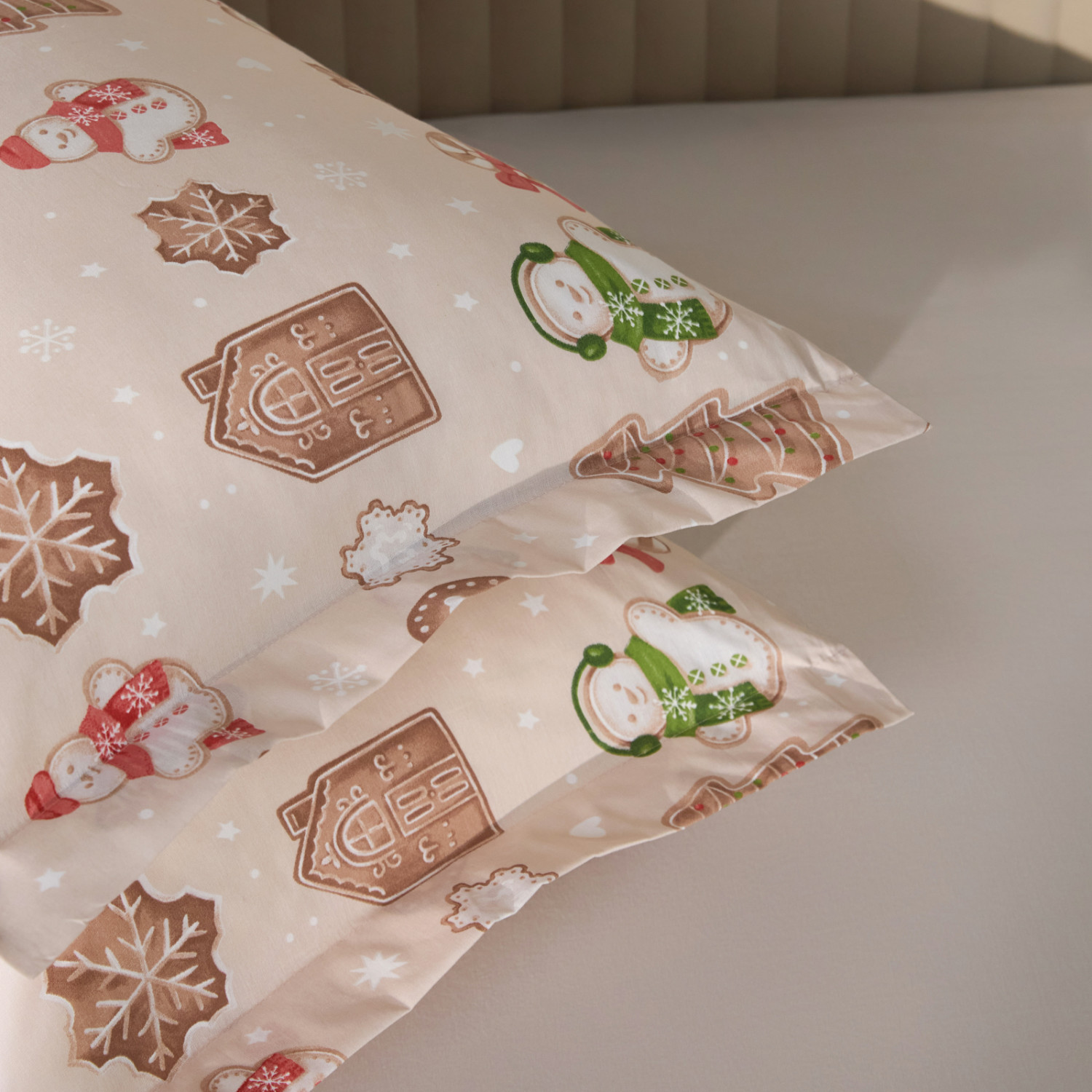 Комплект наволочек Сладкие печенья/Sweet Cookies с ушками - фото № 6